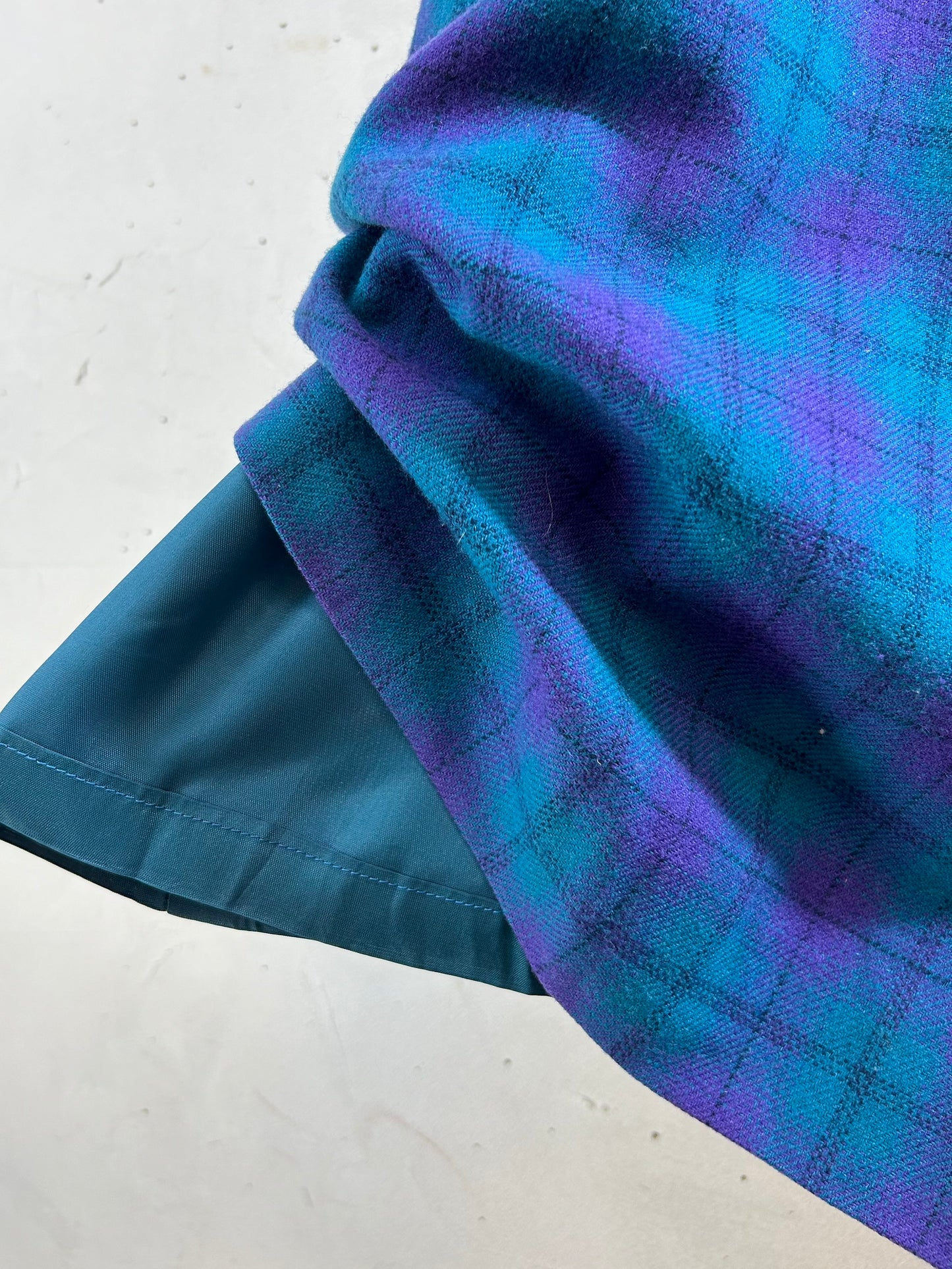 Vintage Plaid Skirt ~PENDOLETON~ [I28526]