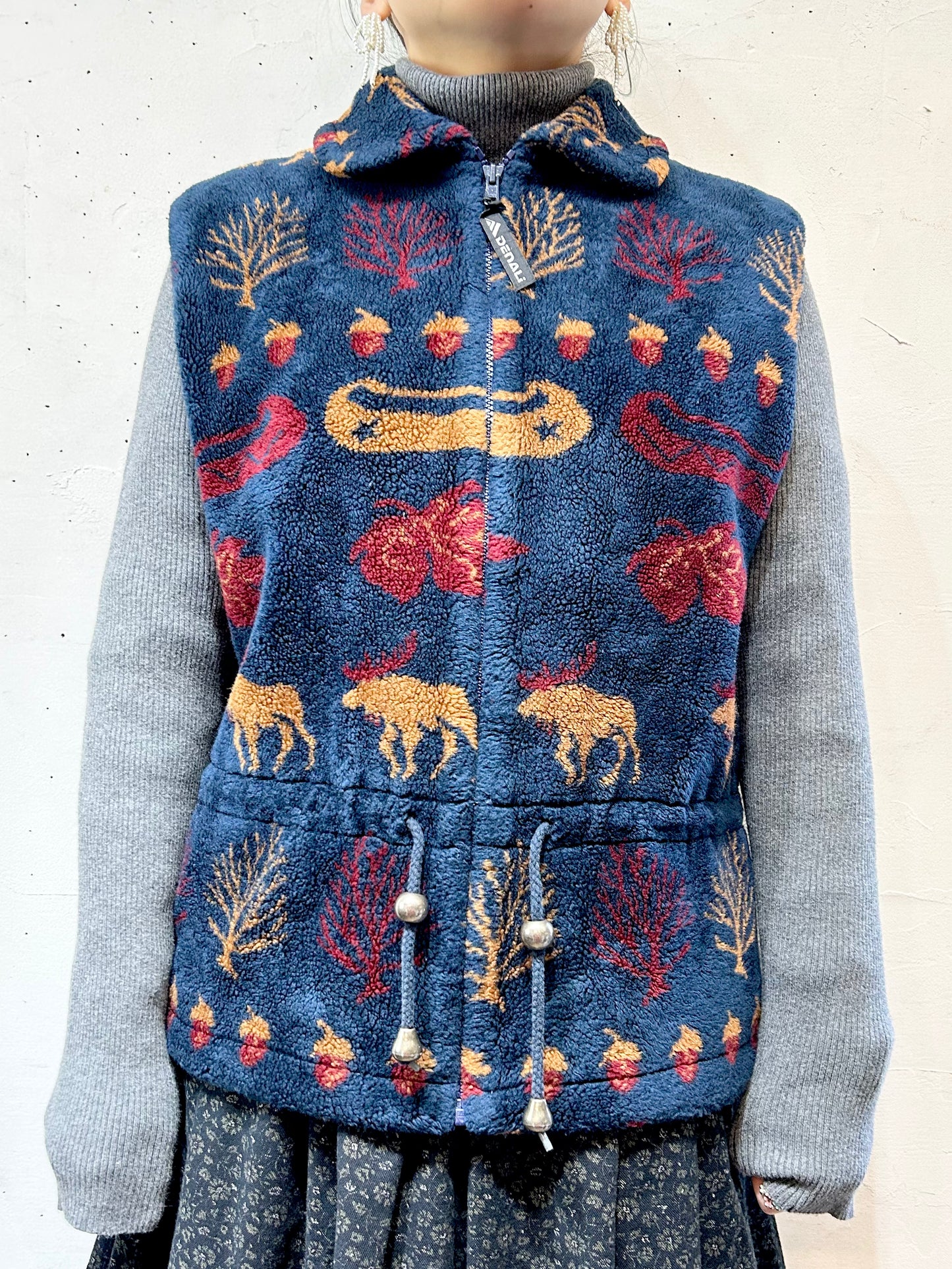 Vintage Boa Vest [L25851]