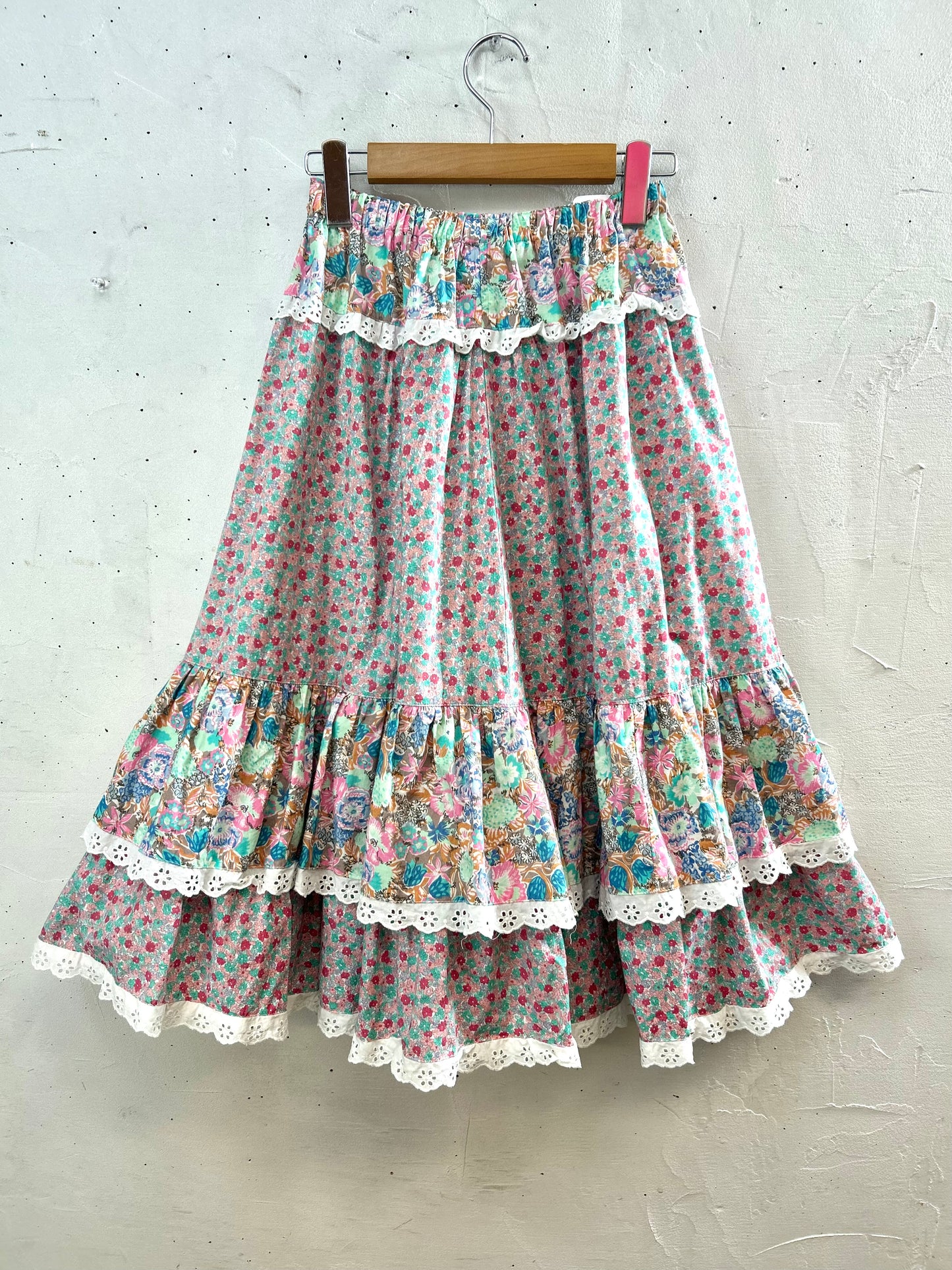 Vintage Tiered Skirt [B29625]