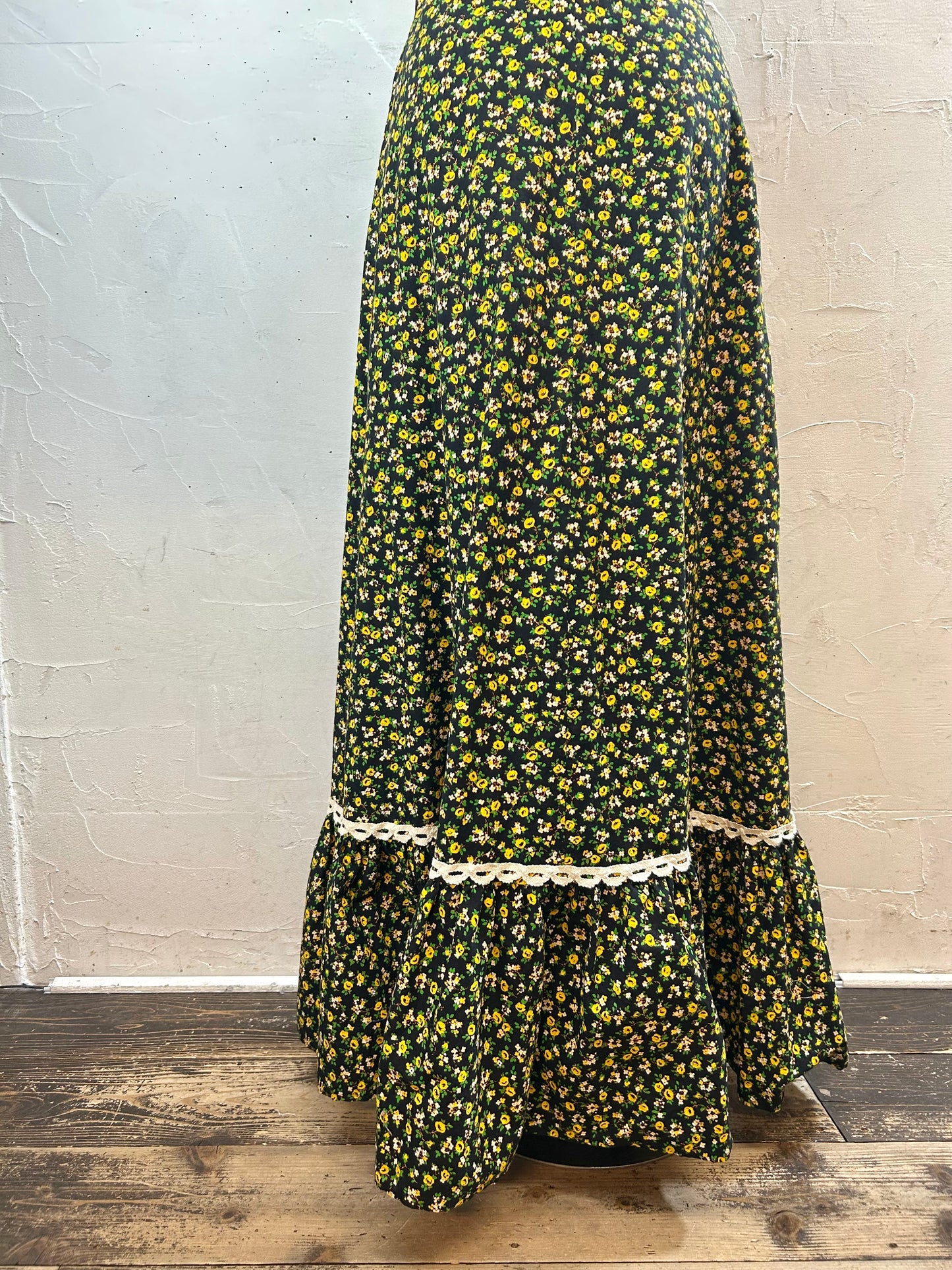 Vintage Flower Dress  [A29424]