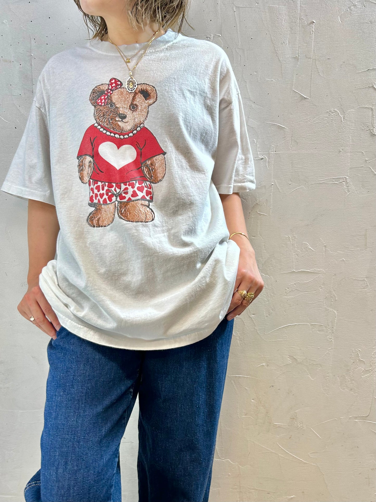 ’90s Cotton T-Shirt〜TOUCH OF GOLD〜[F27653]