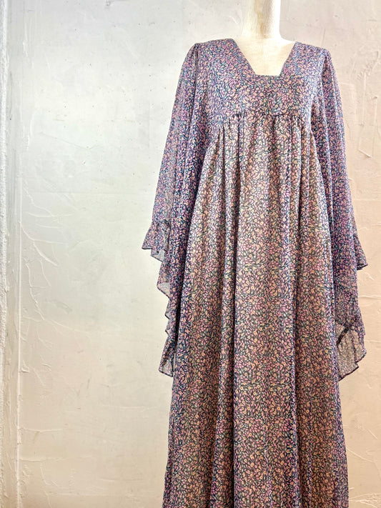 ’70s Vintage Dress〜GUNNE SAX 〜 [E30274]
