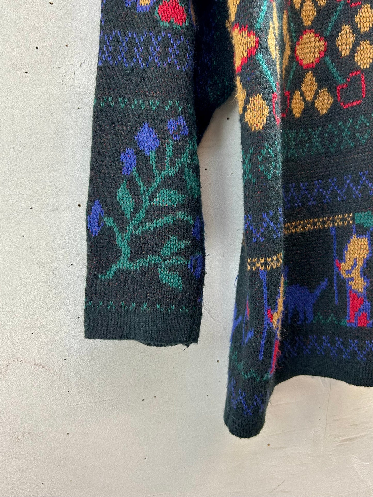 Vintage Knit Sweater [I28536]