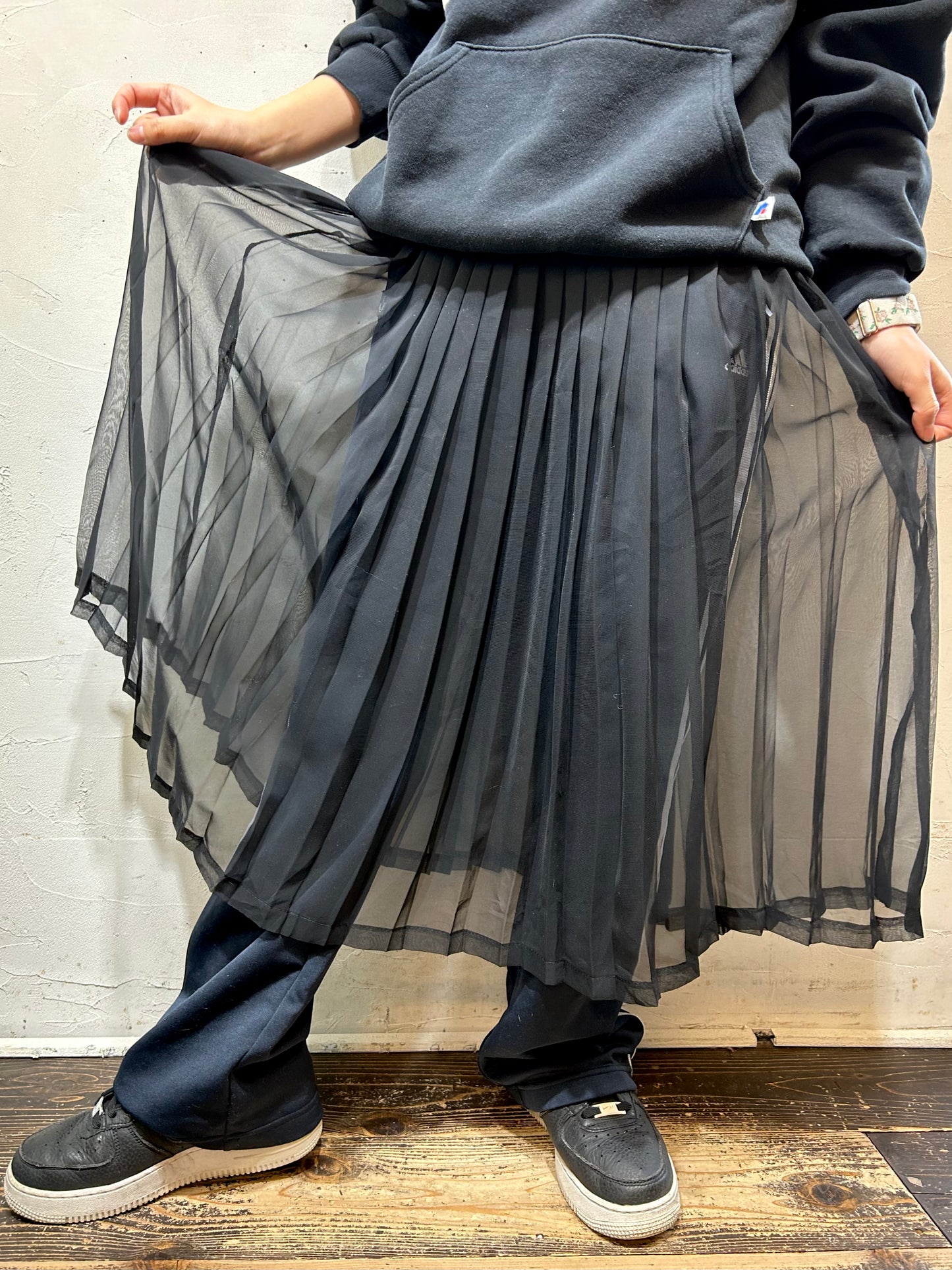 Vintage Sheer Skirt MADE IN WEST GERMANY [K25712]