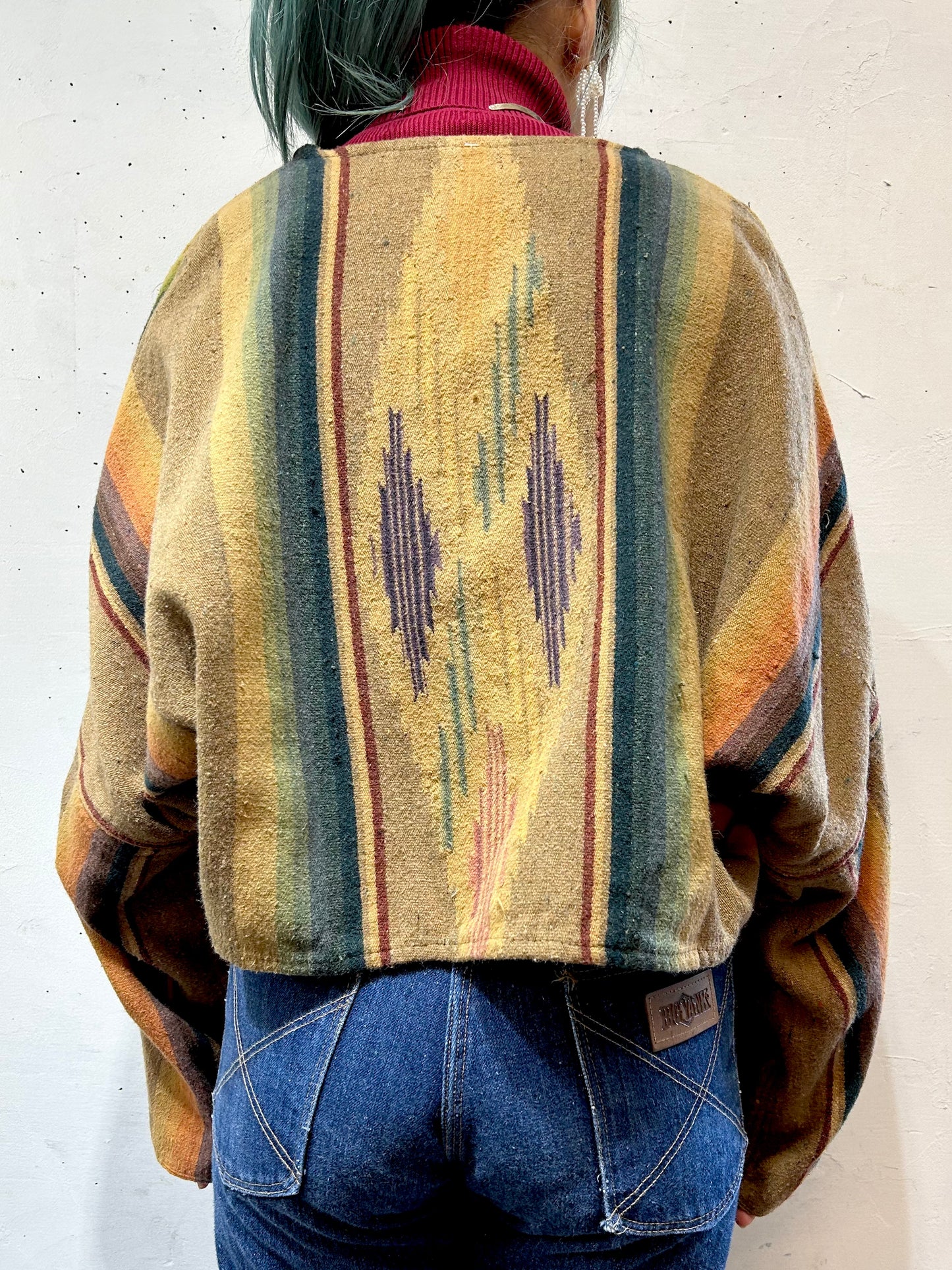 Vintage Fringe Chimayo Jacket [L25849]