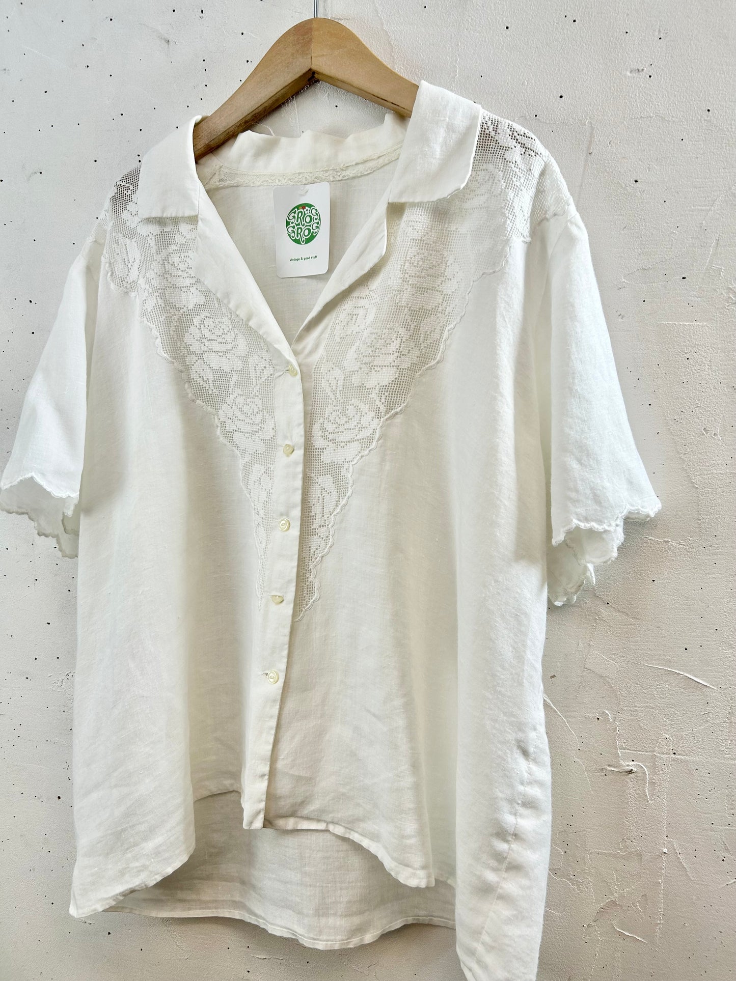 Vintage Open Collar Shirt [F30473]