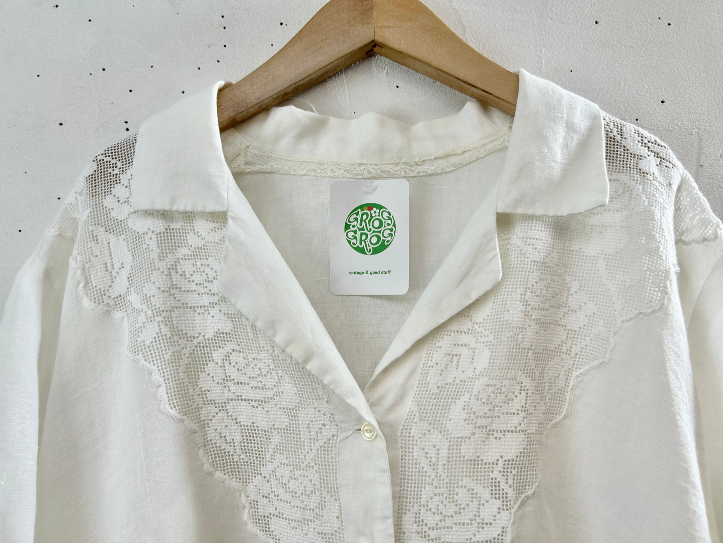 Vintage Open Collar Shirt [F30473]