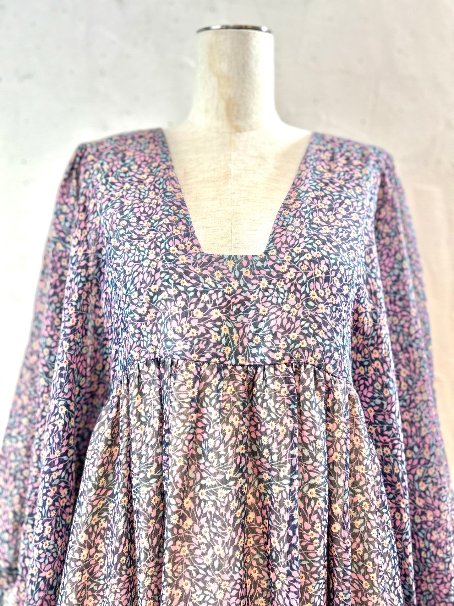 ’70s Vintage Dress〜GUNNE SAX 〜 [E30274]