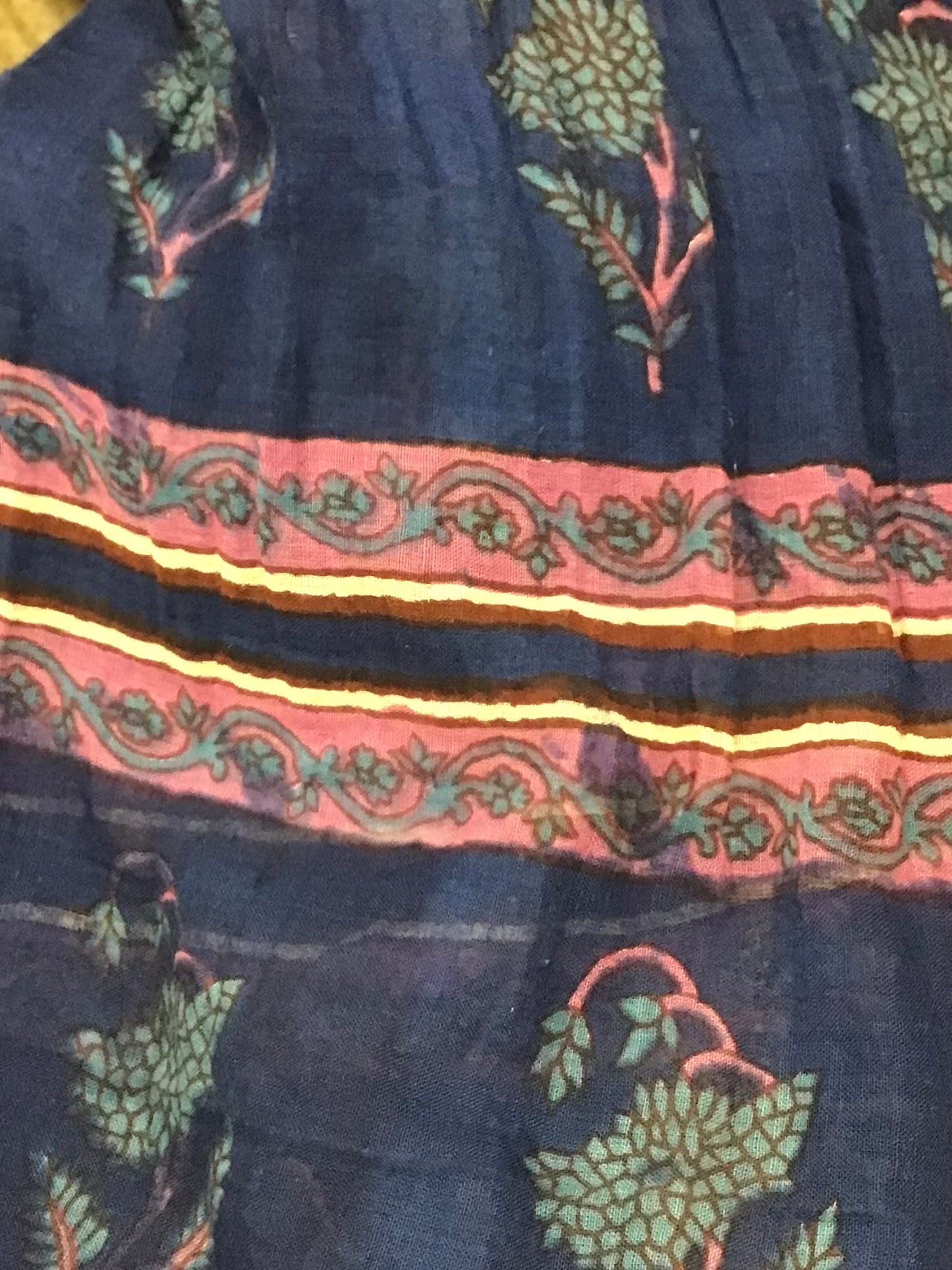 Vintage Indian Cotton Dress [H24766]