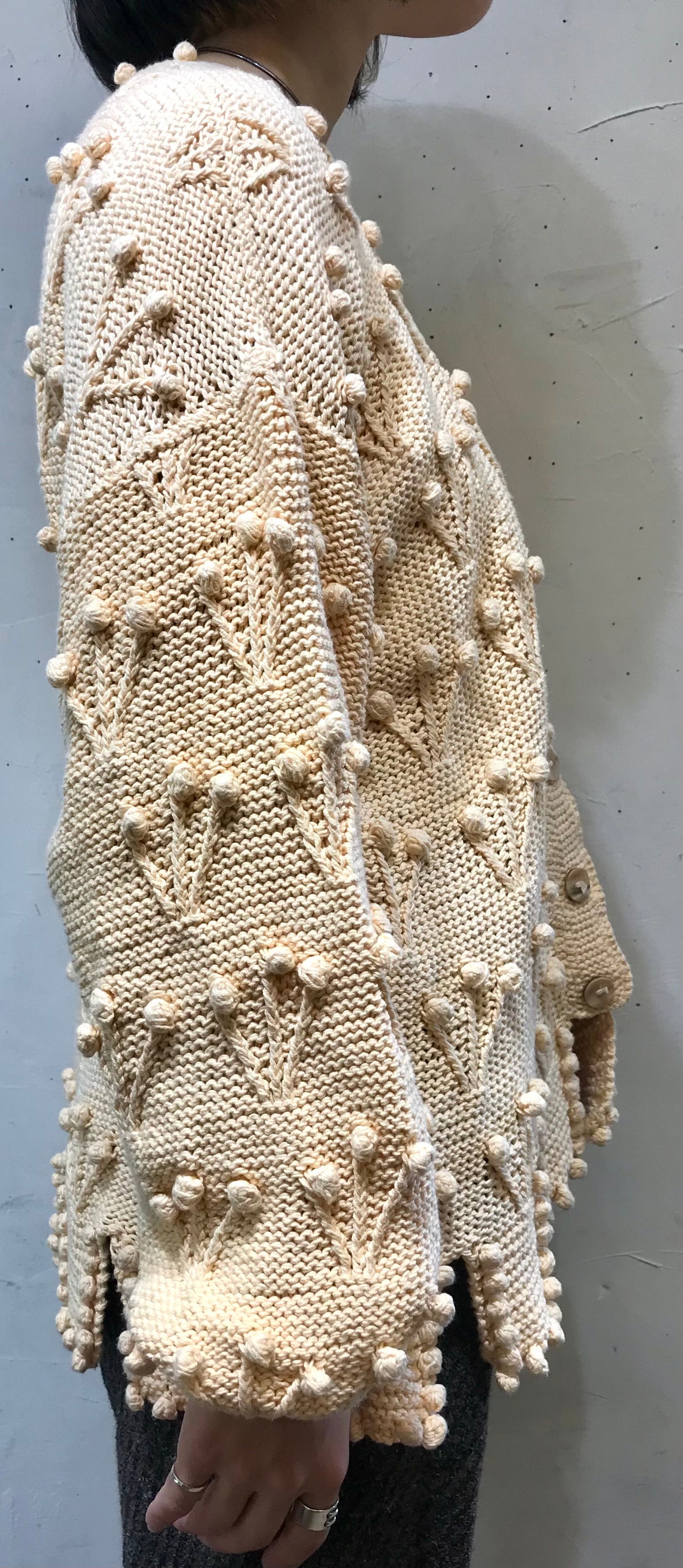 Vintage Cotton Knit Cardigan [K25423]