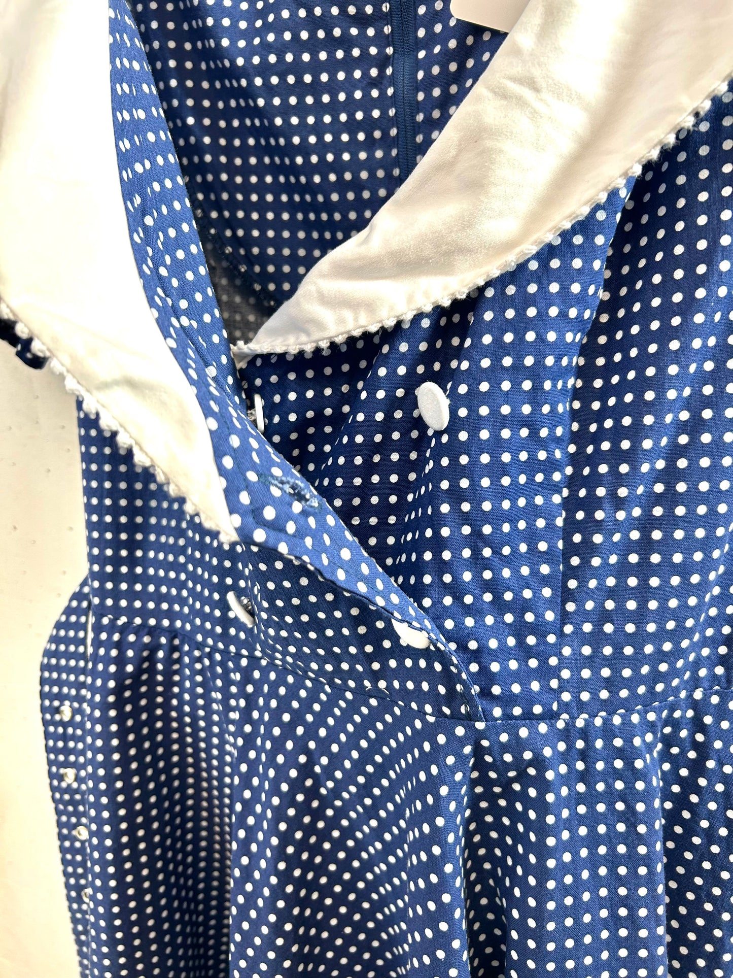 Vintage Big Collar  Dress [B29632]