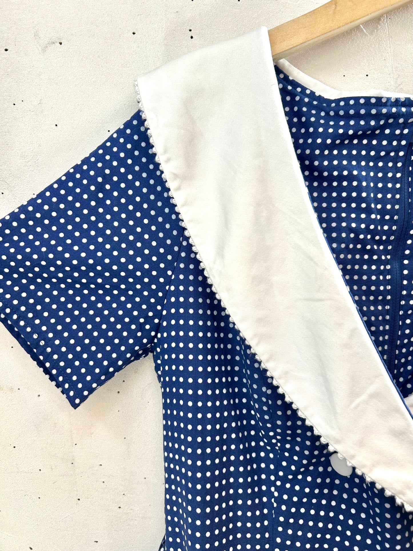Vintage Big Collar  Dress [B29632]