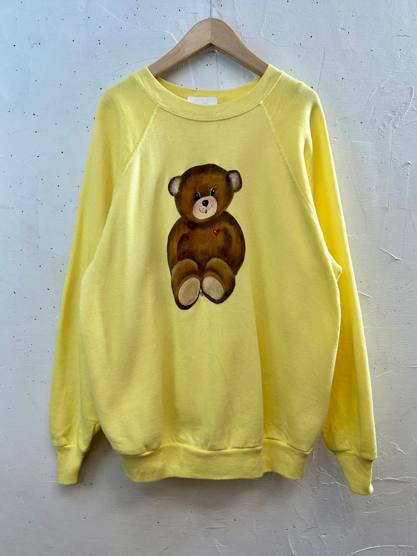 '80s Vintage Hand Painted Sweat MADE IN USA 〜Tultex〜 [C29637]