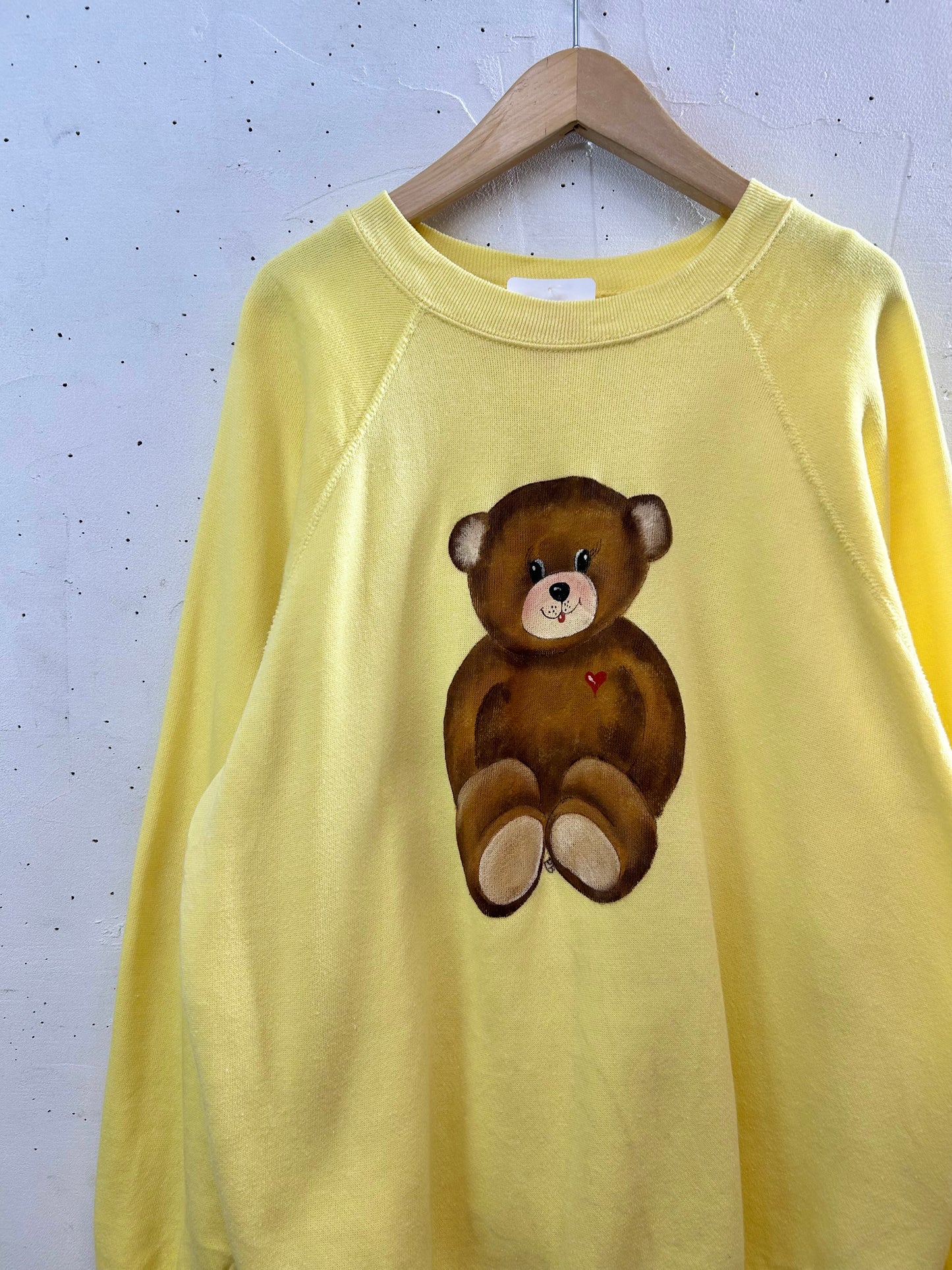 '80s Vintage Hand Painted Sweat MADE IN USA 〜Tultex〜 [C29637]