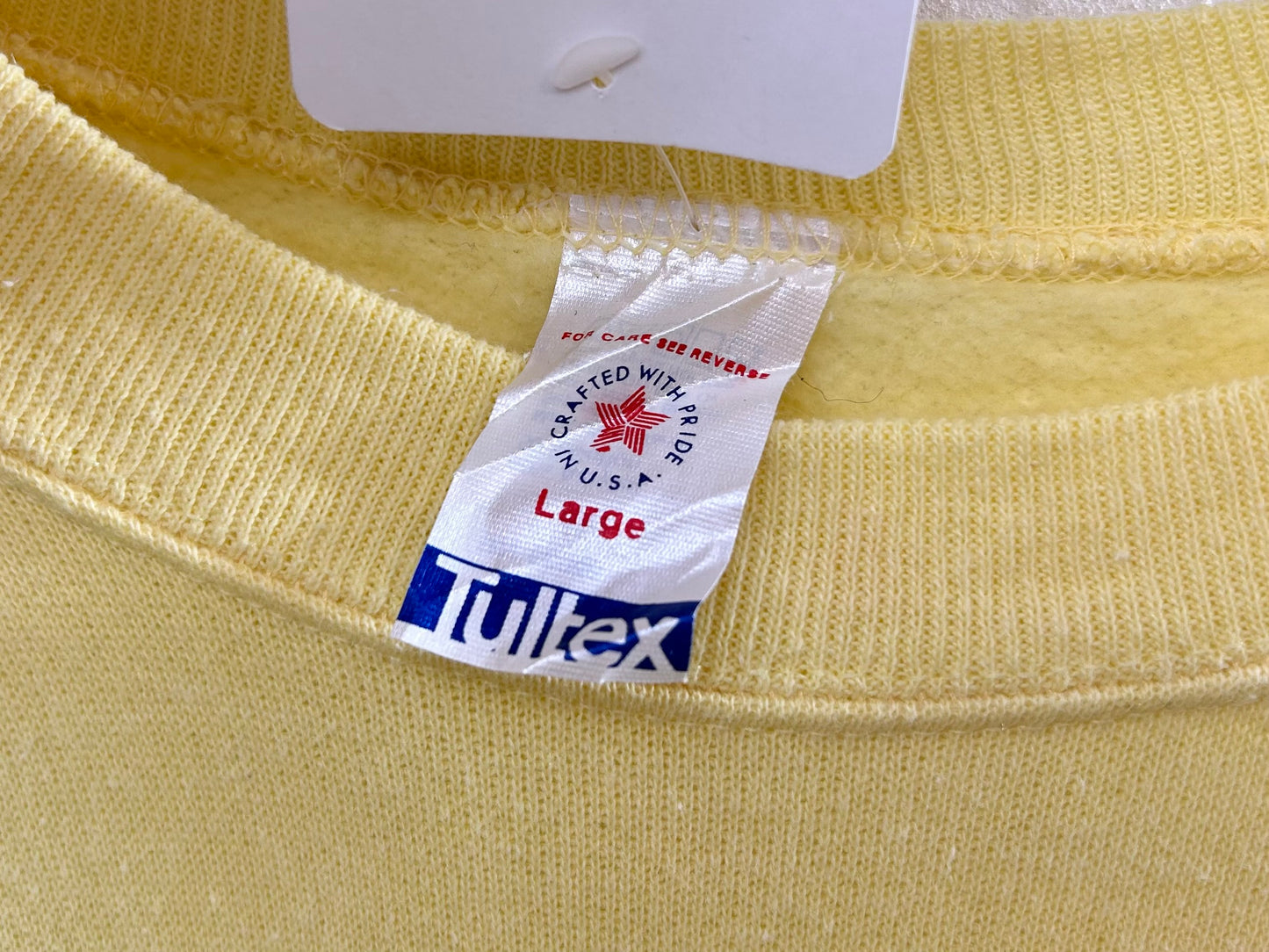 '80s Vintage Hand Painted Sweat MADE IN USA 〜Tultex〜 [C29637]