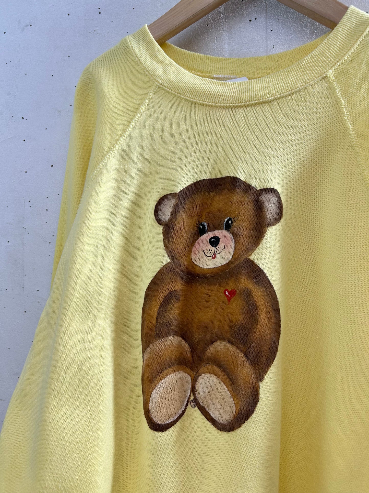 '80s Vintage Hand Painted Sweat MADE IN USA 〜Tultex〜 [C29637]