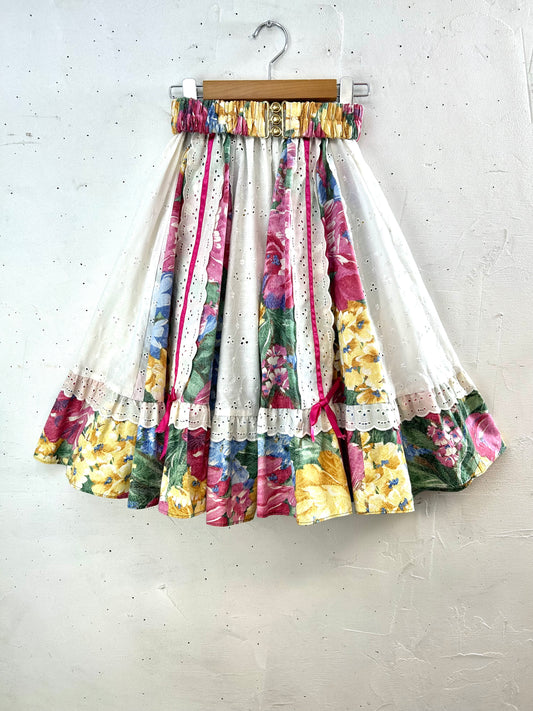 Vintage Skirt MADE IN USA [A29418]