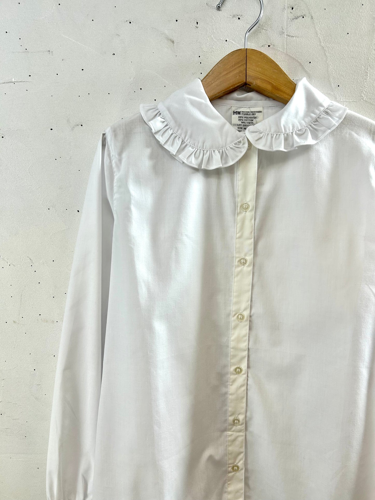 Vintage White Blouse  [H28744]