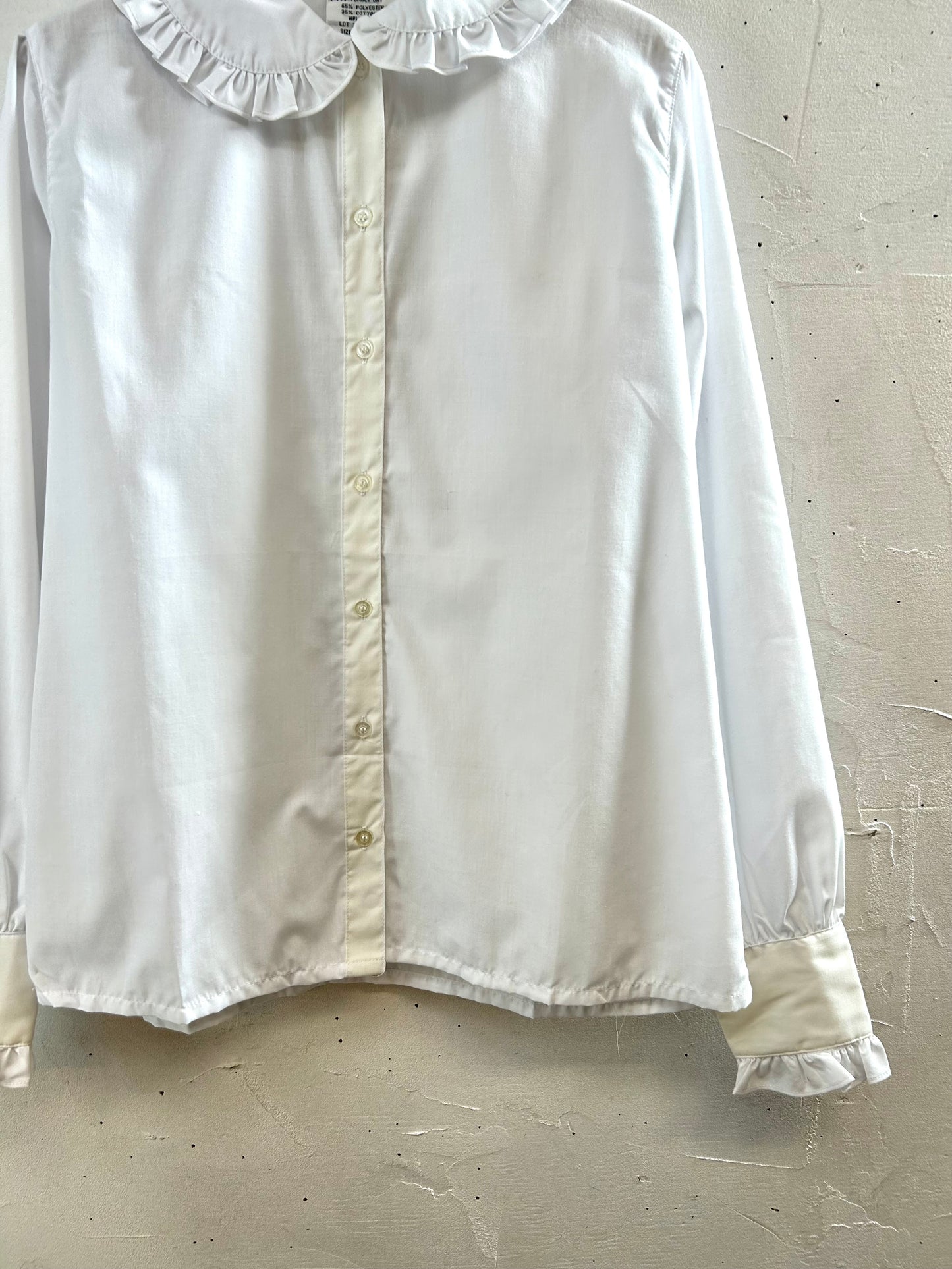 Vintage White Blouse  [H28744]