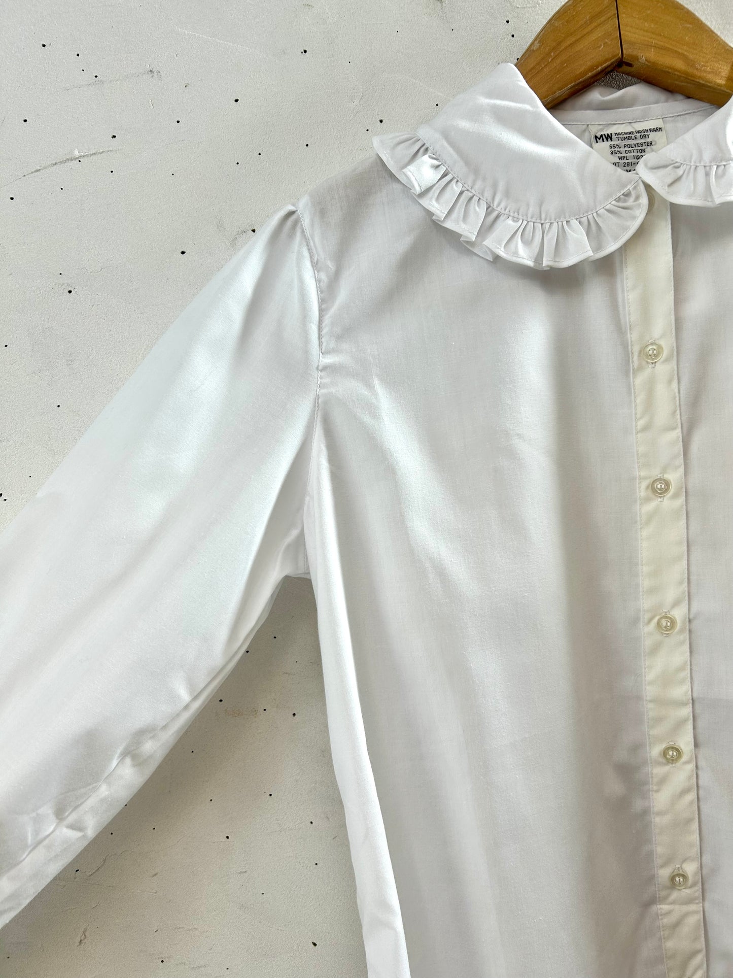 Vintage White Blouse  [H28744]