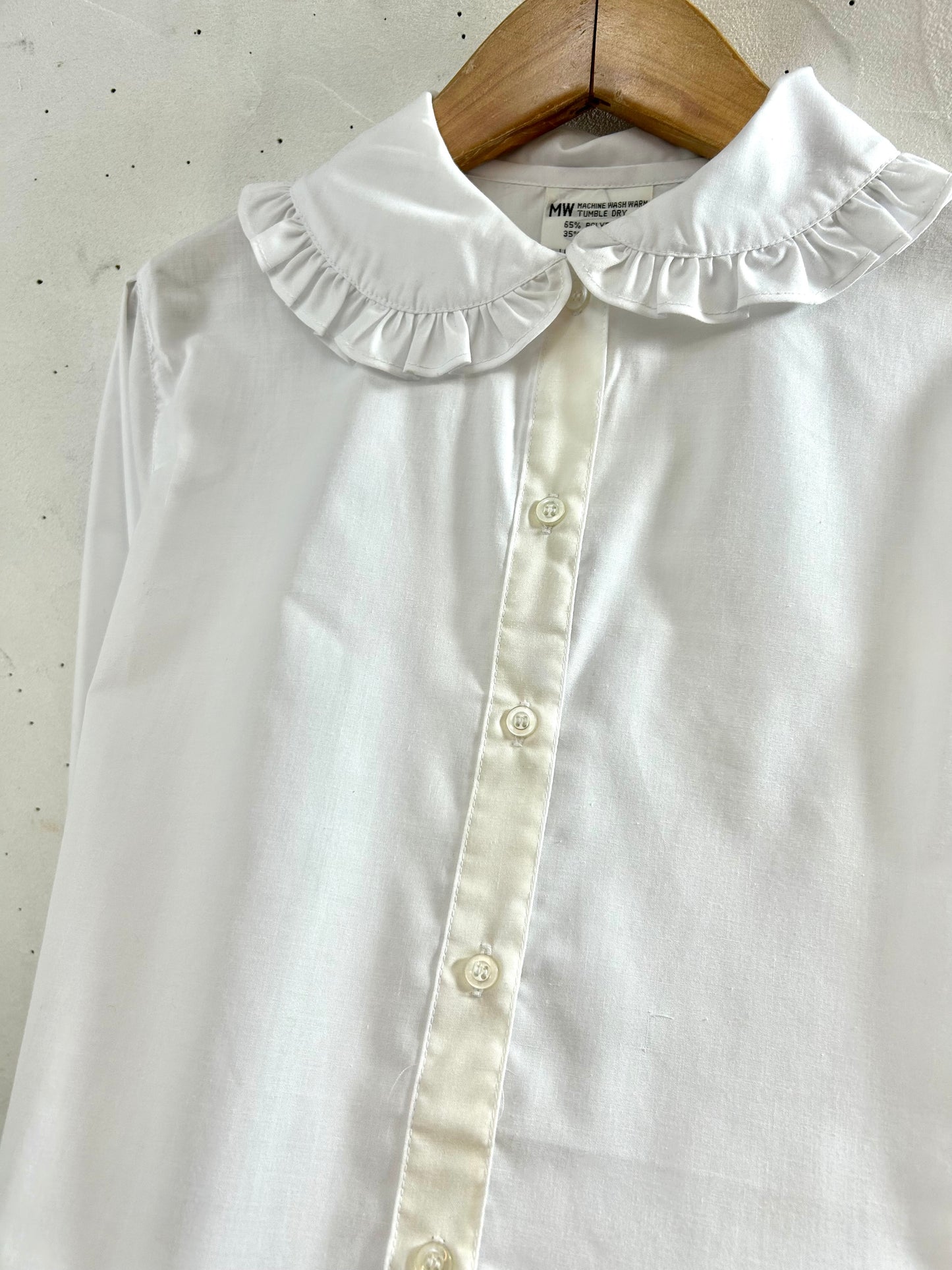 Vintage White Blouse  [H28744]