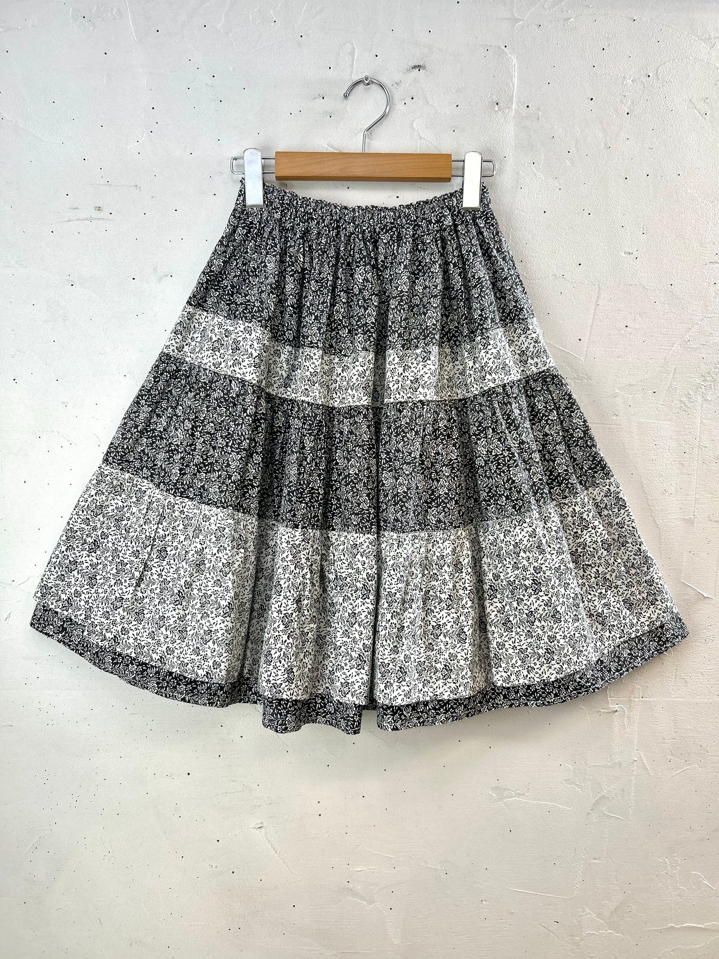 Vintage Tiered Skirt [D30095]