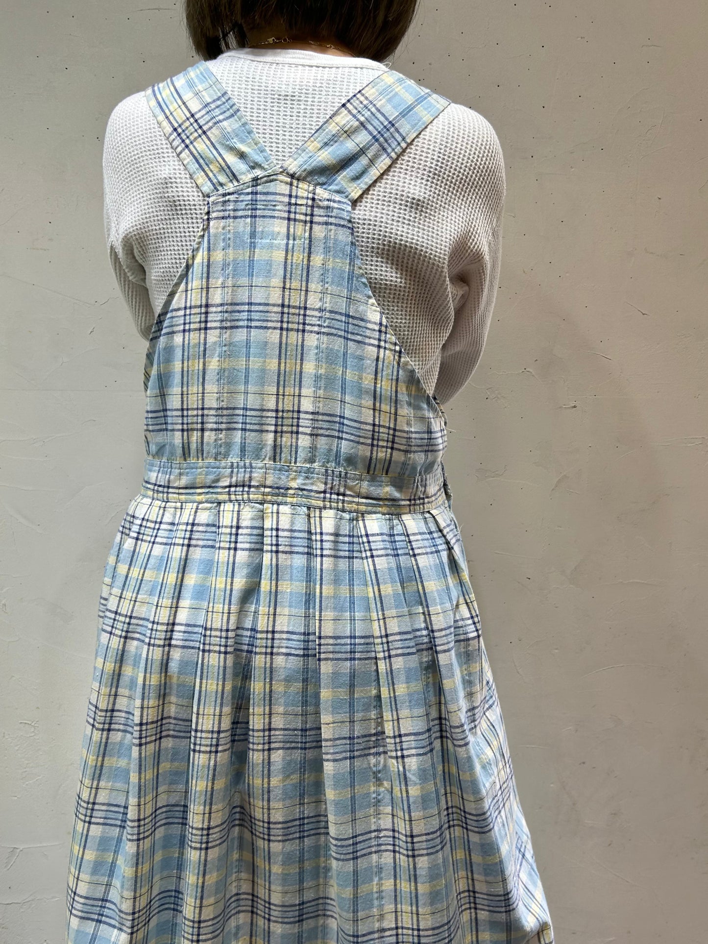 Vintage Plaid Jumper Skirt〜CASEY&MAX〜 [D26791]