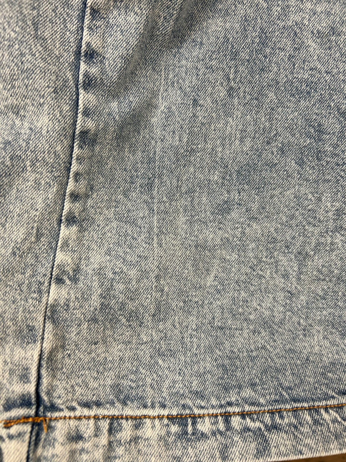 Vintage Denim Over Dress [E30270]