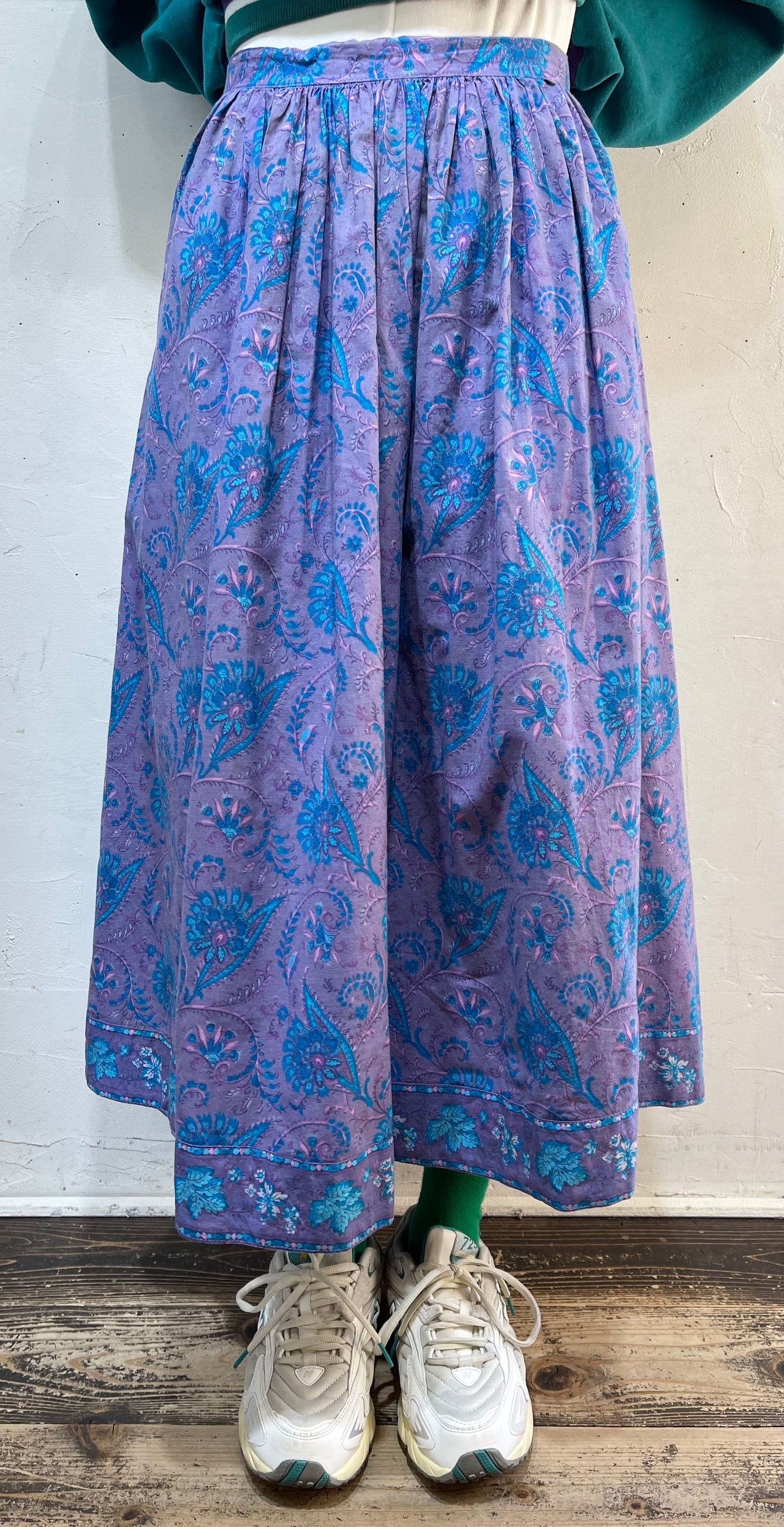 Vintage Flower Skirt [B26197]