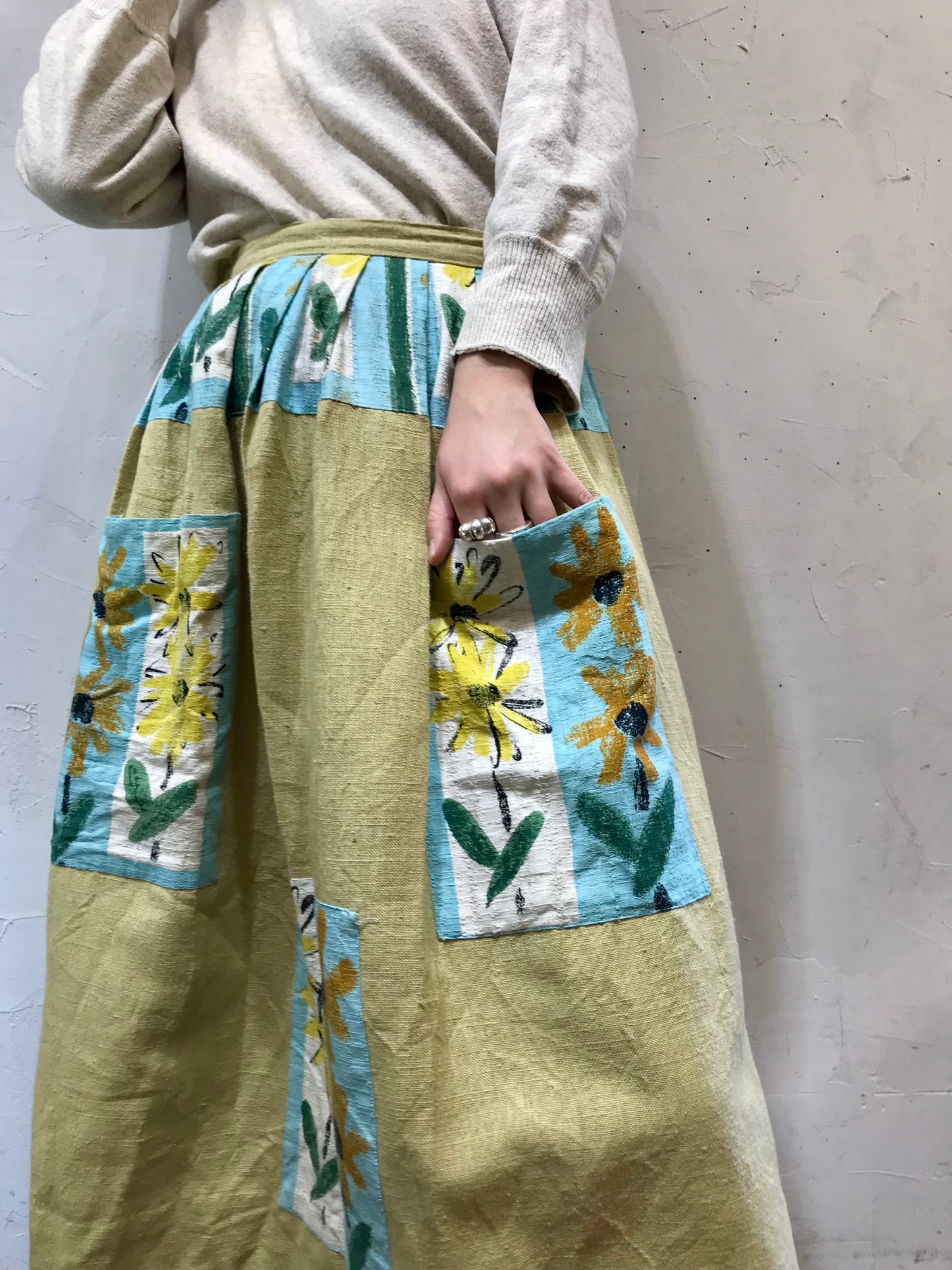 ’60s Vintage Skirt [K25421]