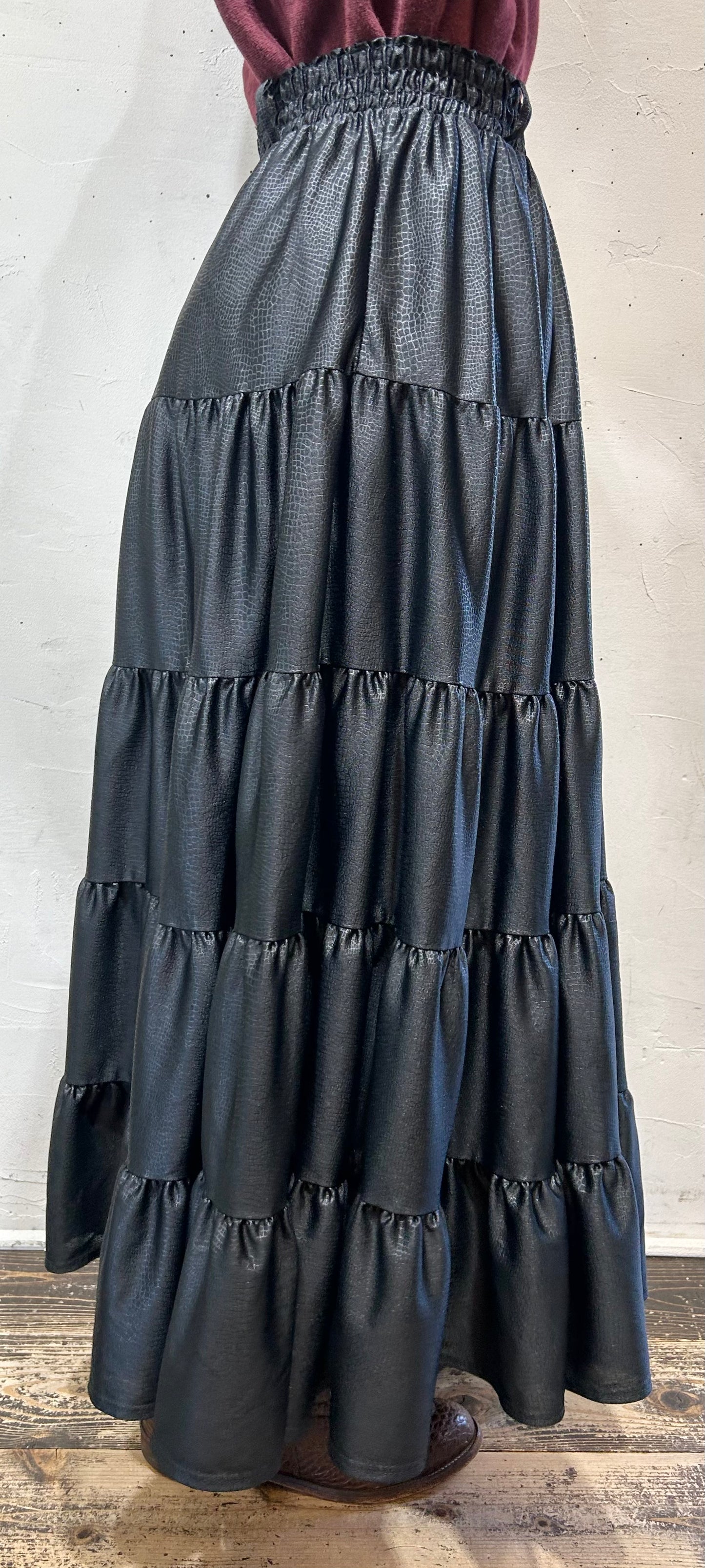 Vintage Tiered Skirt 〜YESSICA〜 [L25720]