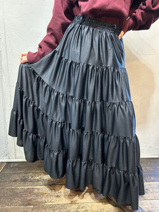 Vintage Tiered Skirt 〜YESSICA〜 [L25720]