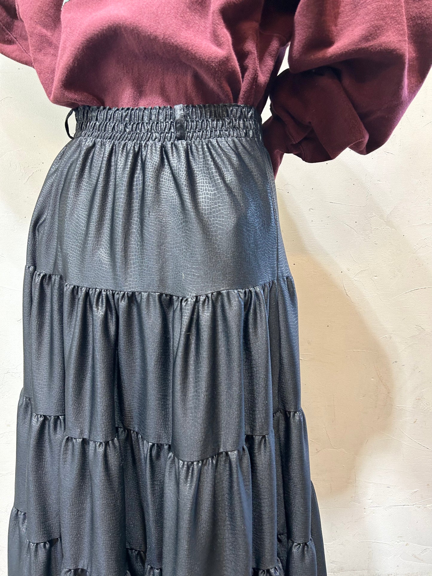 Vintage Tiered Skirt 〜YESSICA〜 [L25720]