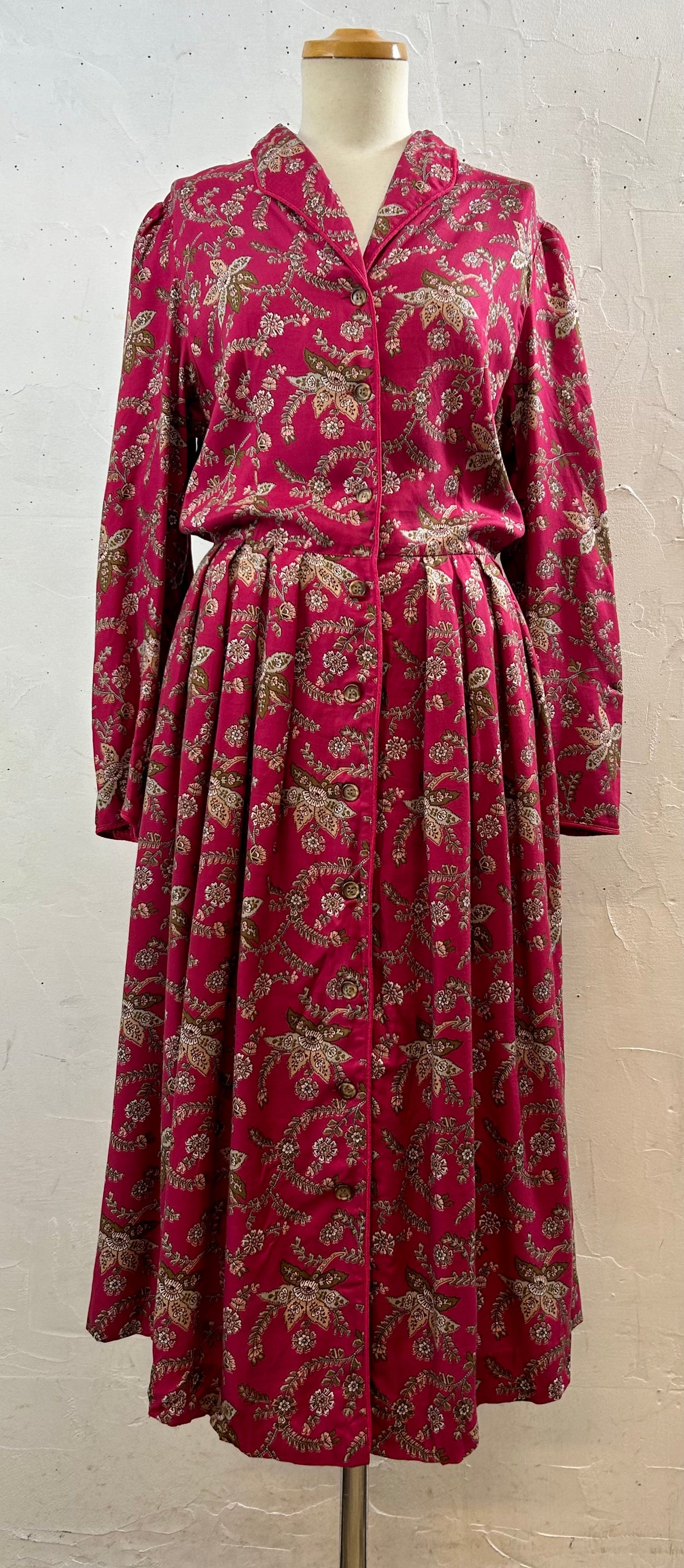 Vintage Rayon Dress [I28533]