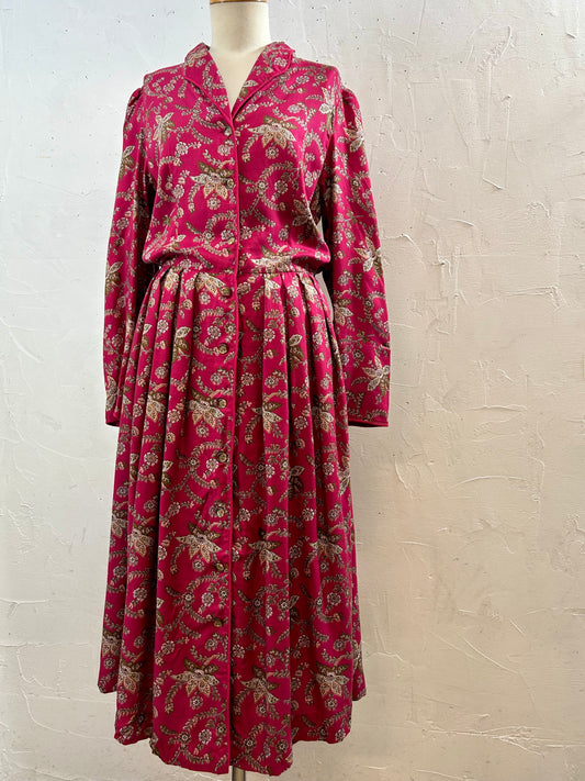 Vintage Rayon Dress [I28533]