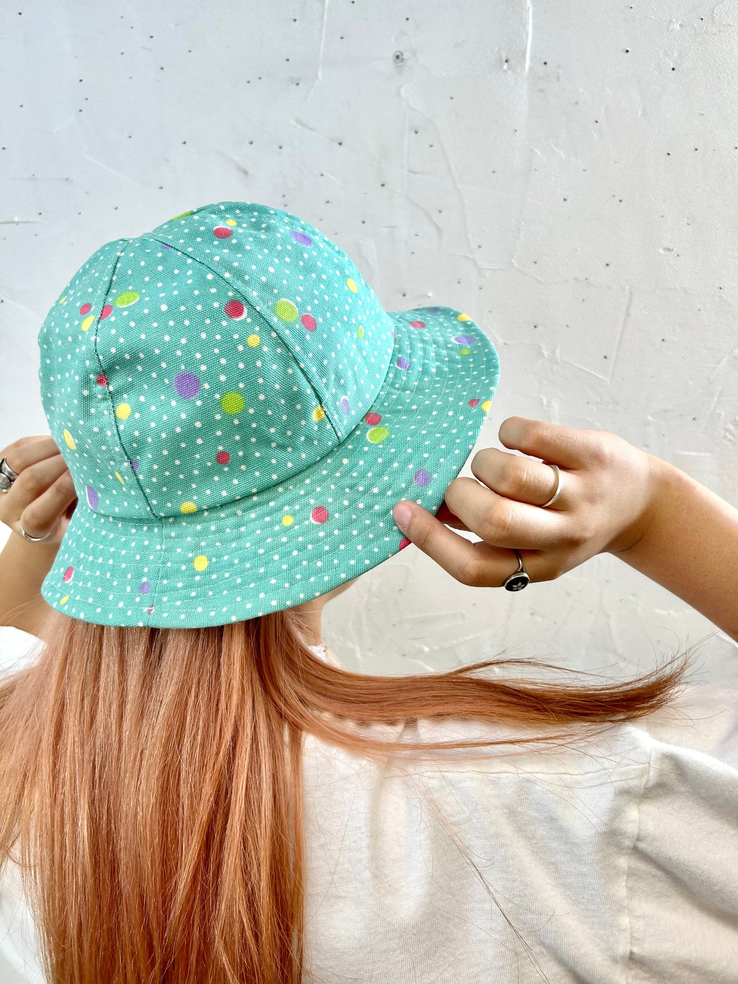 Vintage Fabric Dot Hat 〜Amy Nina〜 [F27657]