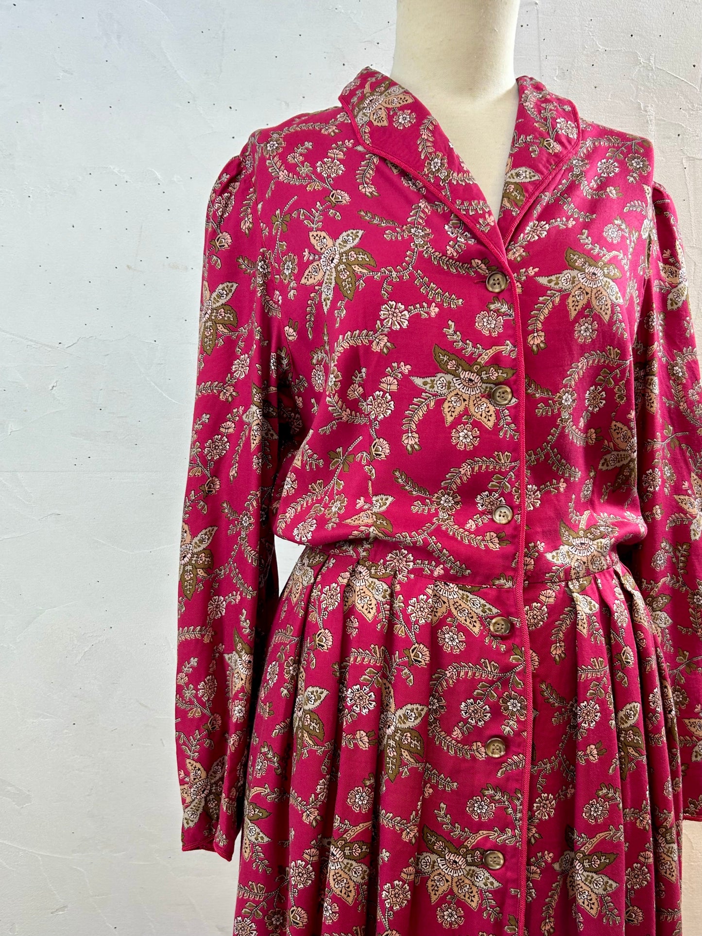 Vintage Rayon Dress [I28533]