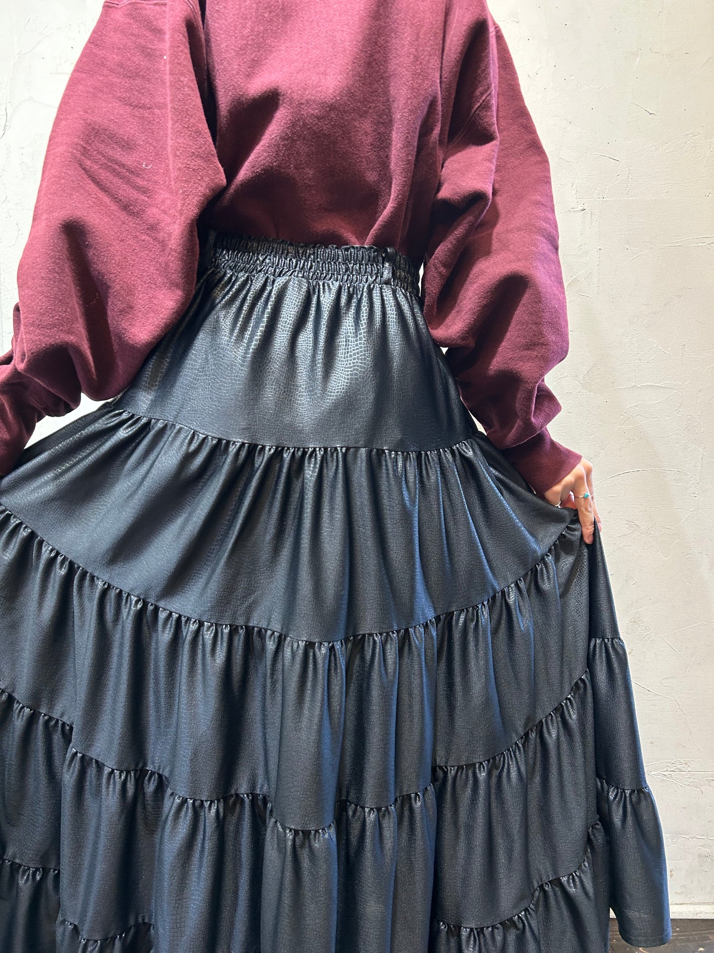 Vintage Tiered Skirt 〜YESSICA〜 [L25720]