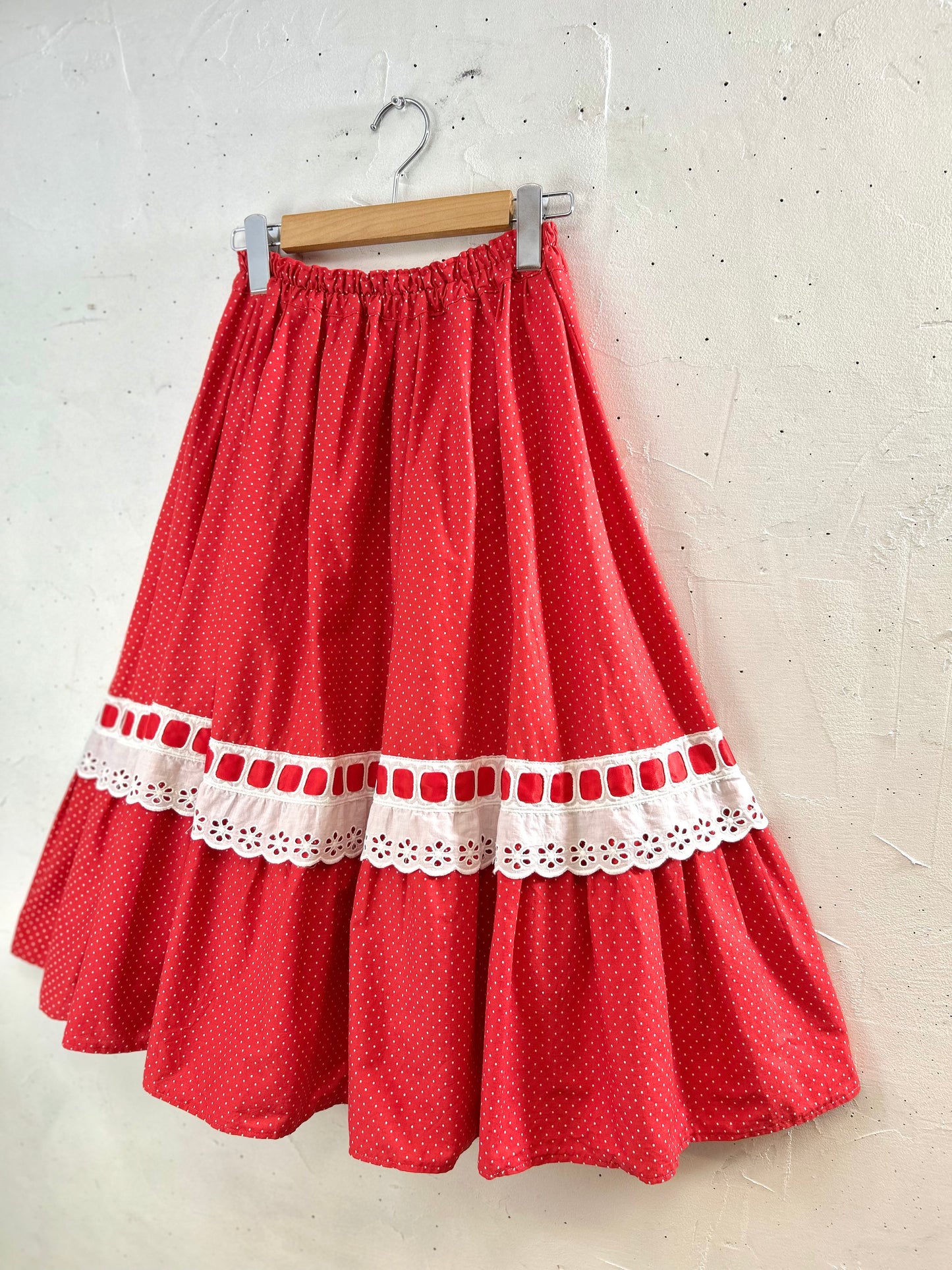 Vintage Tiered Skirt [D30061]
