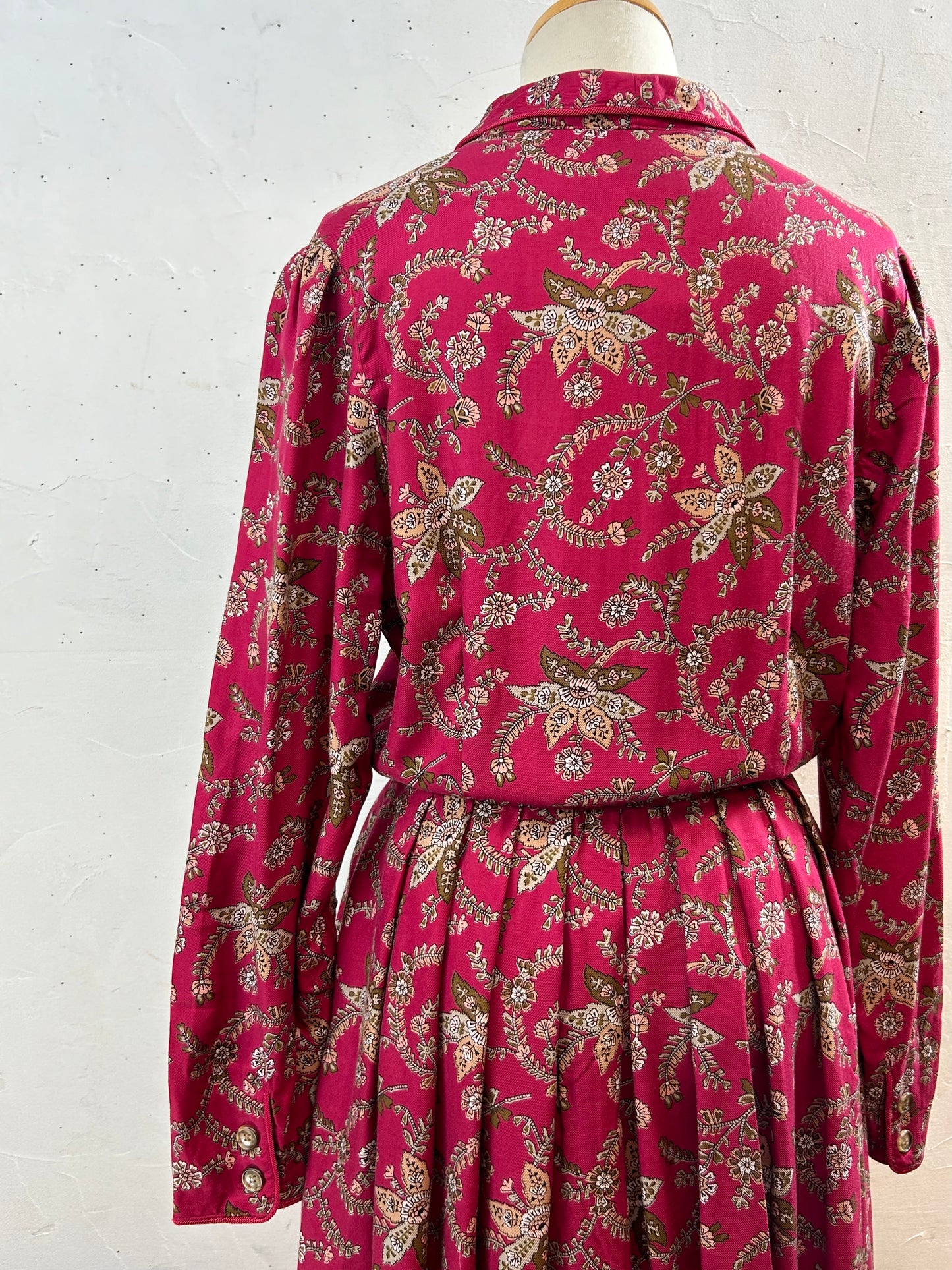 Vintage Rayon Dress [I28533]