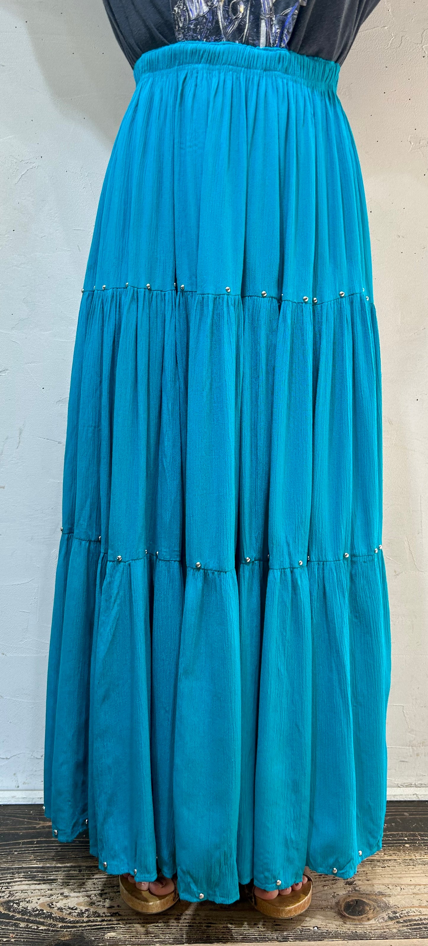 Vintage Tiered Skirt MADE IN USA [I25105]