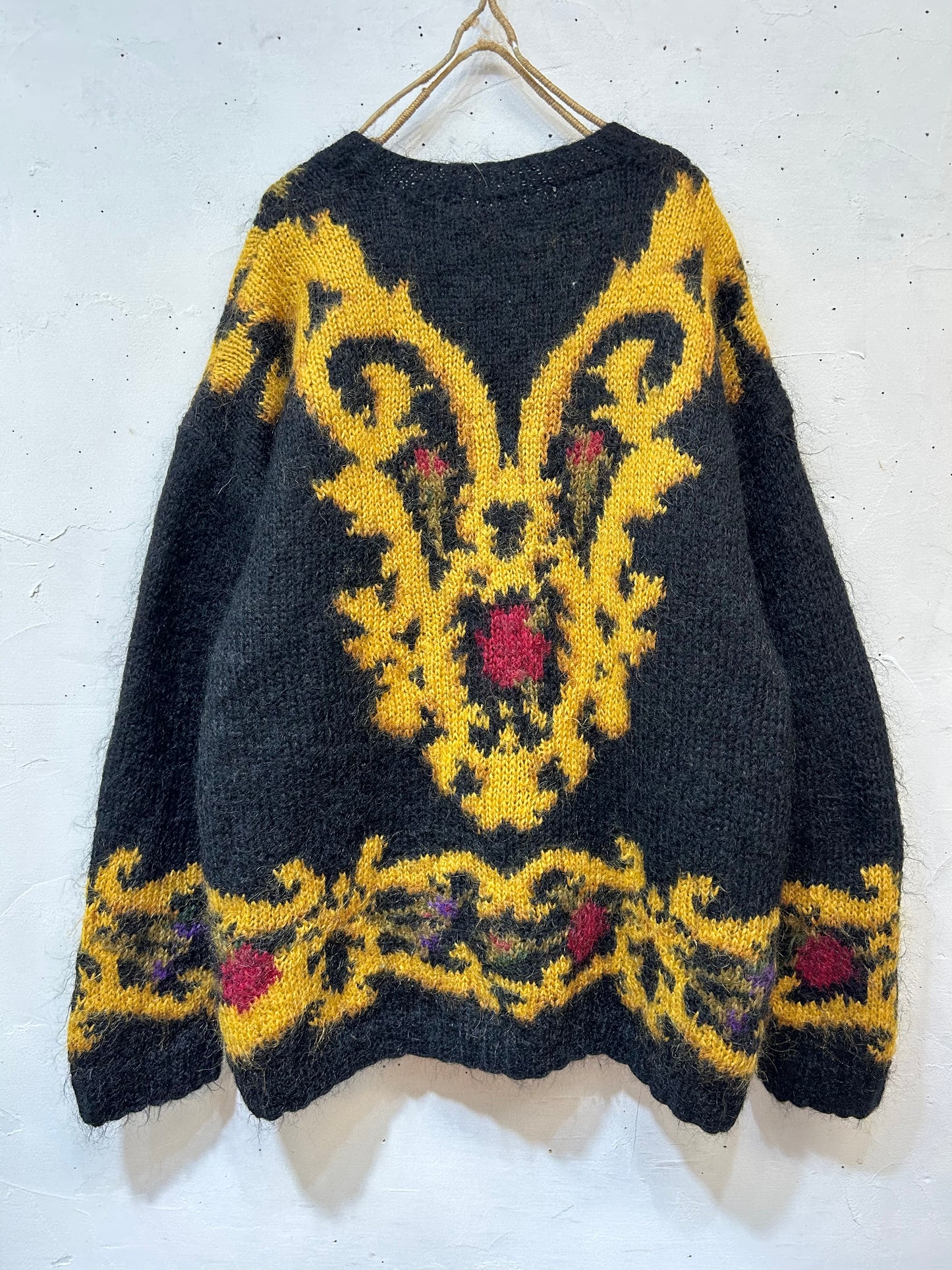 Vintage Hand Knit Cardigan [J25408]