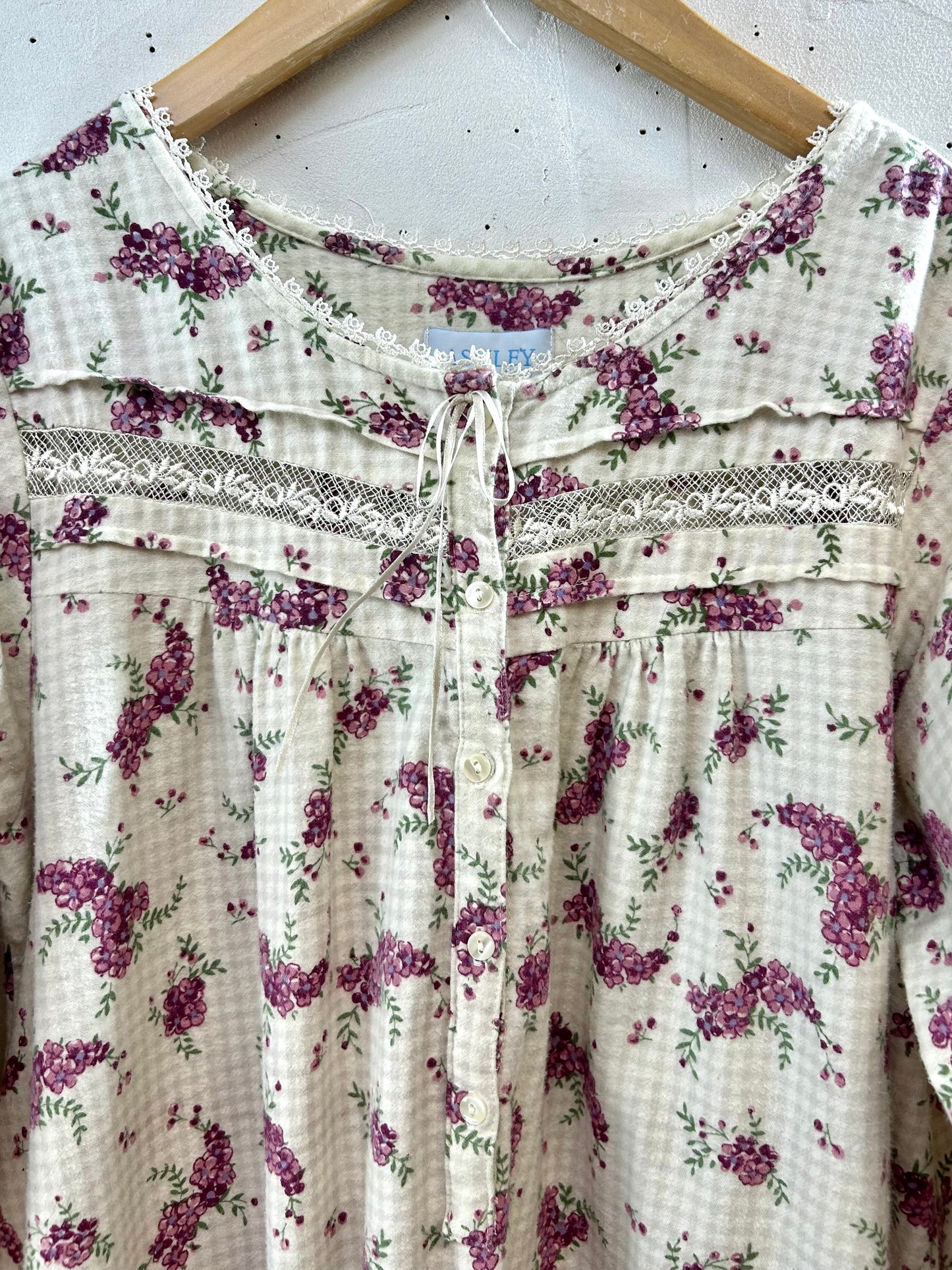 Vintage Flannel Dress  [J287469]