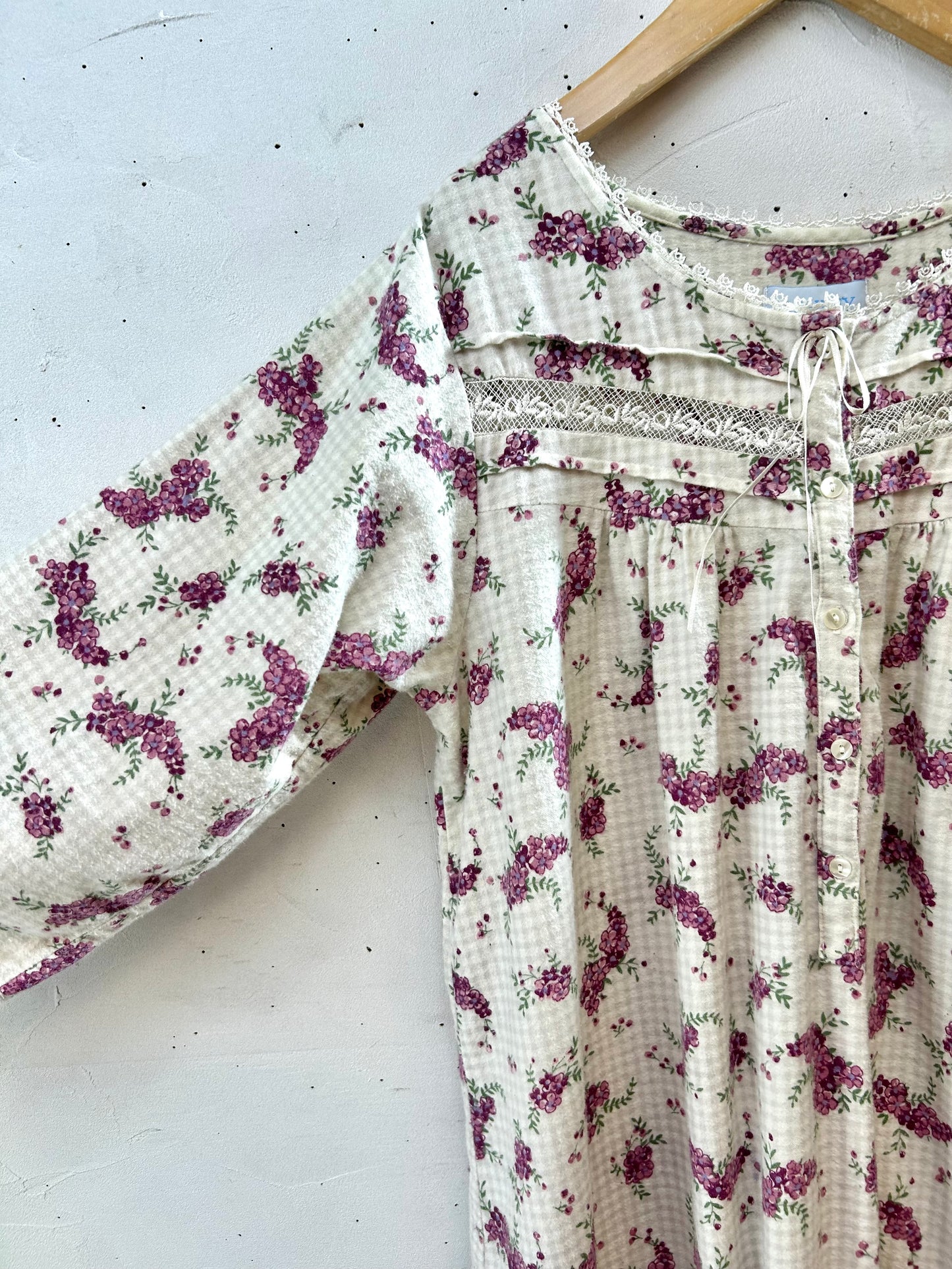 Vintage Flannel Dress  [J287469]