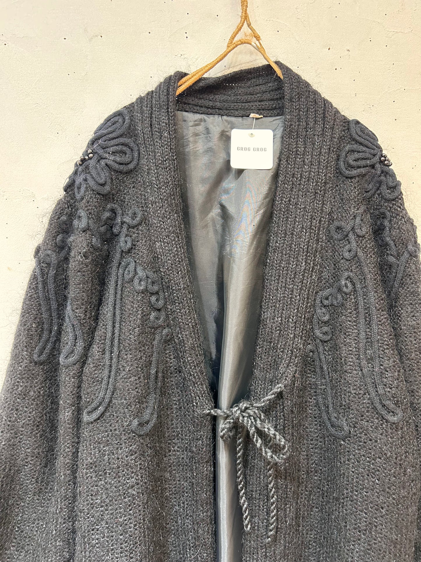 Vintage Mohair Knit Cardigan [J25407]