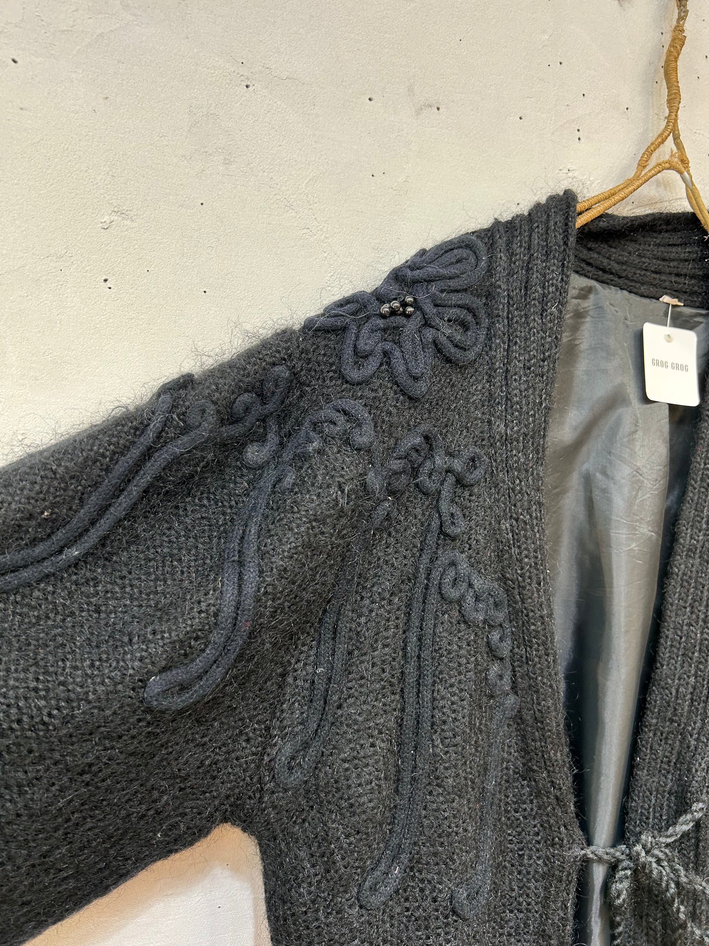 Vintage Mohair Knit Cardigan [J25407]