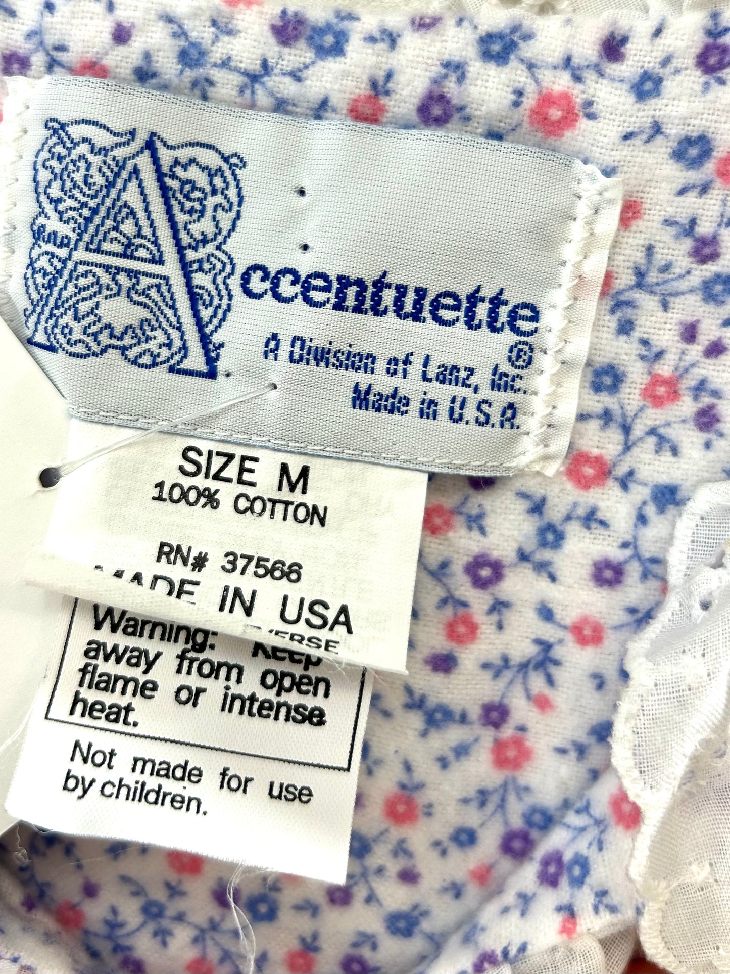 Vintage Flannel Dress MADE IN USA [J28746]