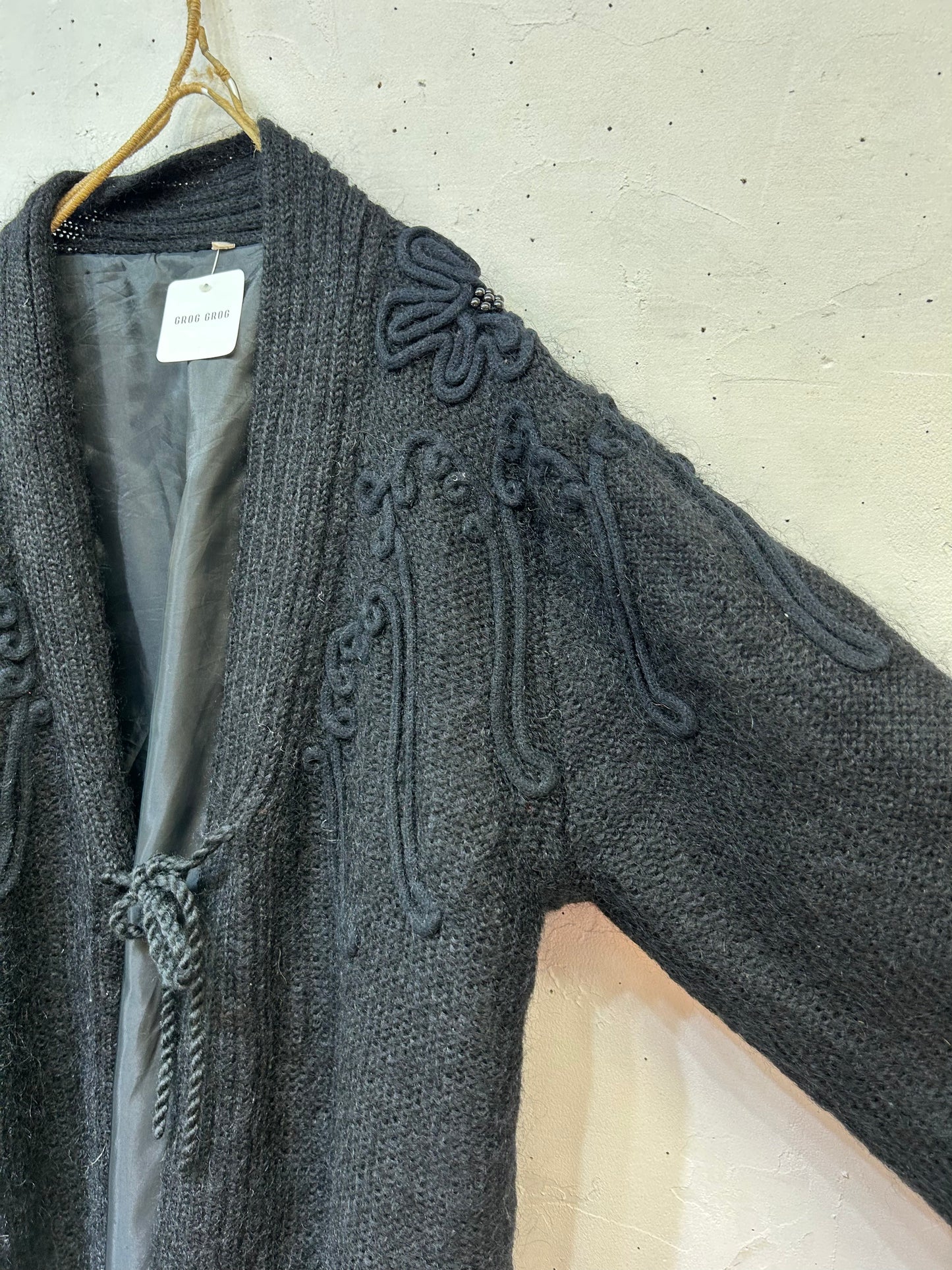 Vintage Mohair Knit Cardigan [J25407]