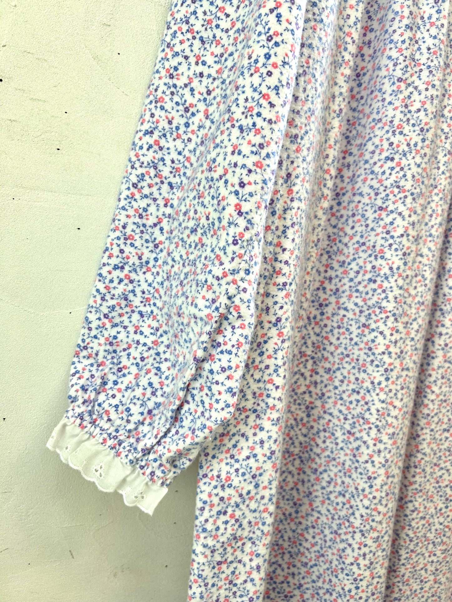 Vintage Flannel Dress MADE IN USA [J28746]