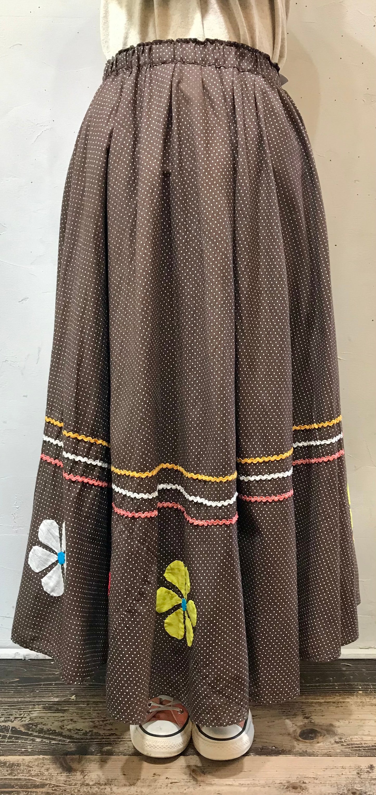 ’70s Vintage Skirt [K25420]